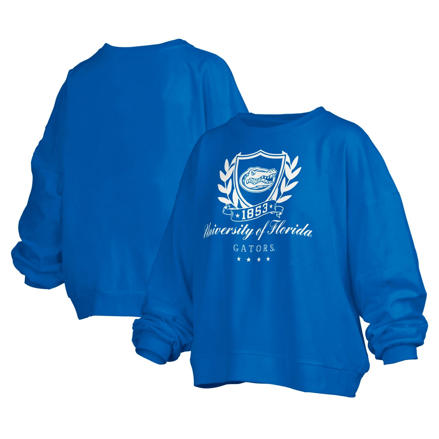 Pressbox Florida Gators Big Aug Script Janice Oversized Pullover Sweatshirt - view number 1