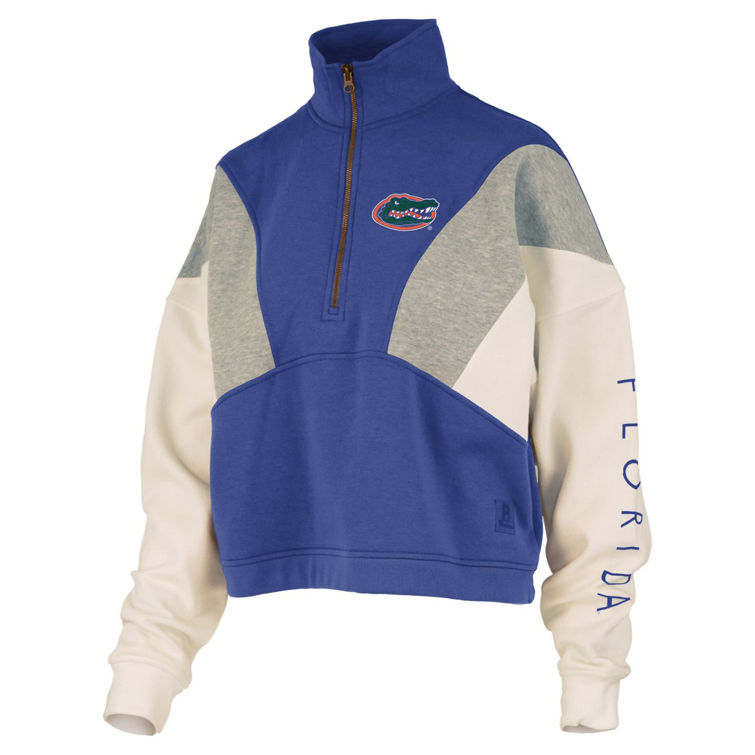 Pressbox Florida Gators Ferrara Color Block Quarter-Zip Sweatshirt - view number 2
