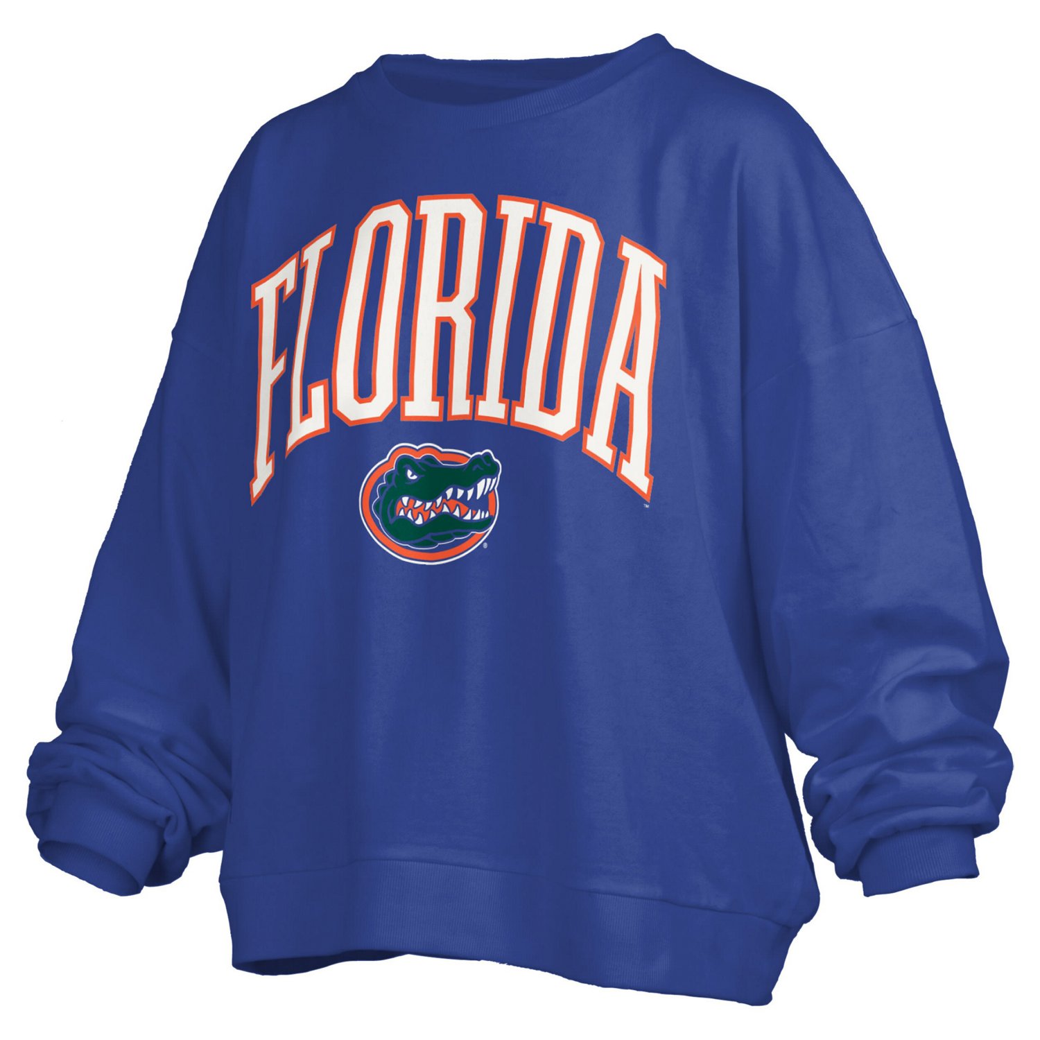 Pressbox Florida Gators Janise Arch Over Logo Waist Length Oversized Pullover Sweatshirt - view number 2
