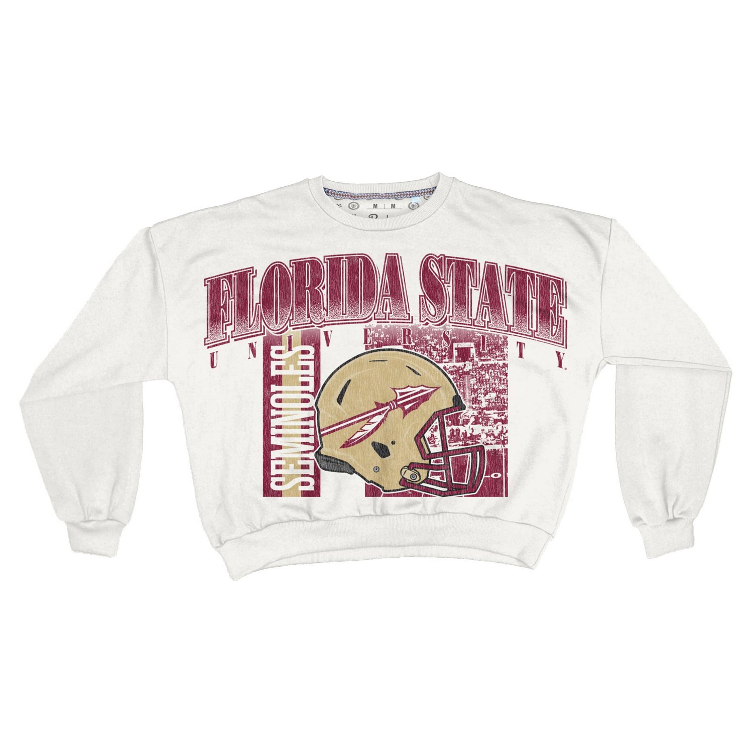 Pressbox Florida State Seminoles Oversized Janice Retro Waist-Length Sweatshirt - view number 2