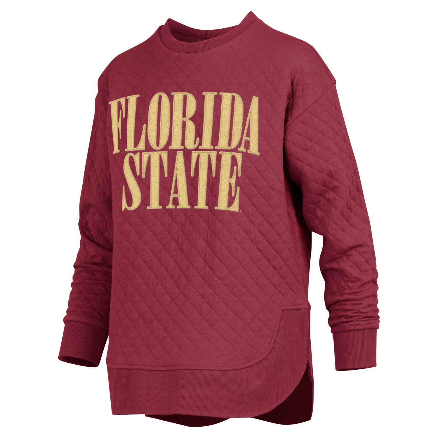 Pressbox Florida State Seminoles Quilted Long Sleeve Pullover Sweatshirt - view number 2