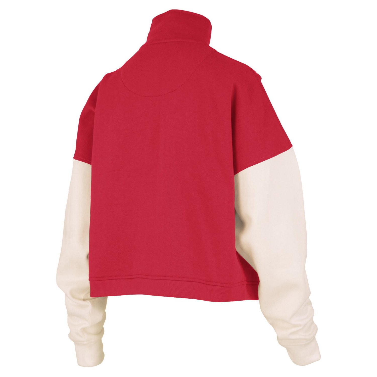Pressbox Georgia Bulldogs Ferrara Color Block Quarter-Zip Sweatshirt - view number 3