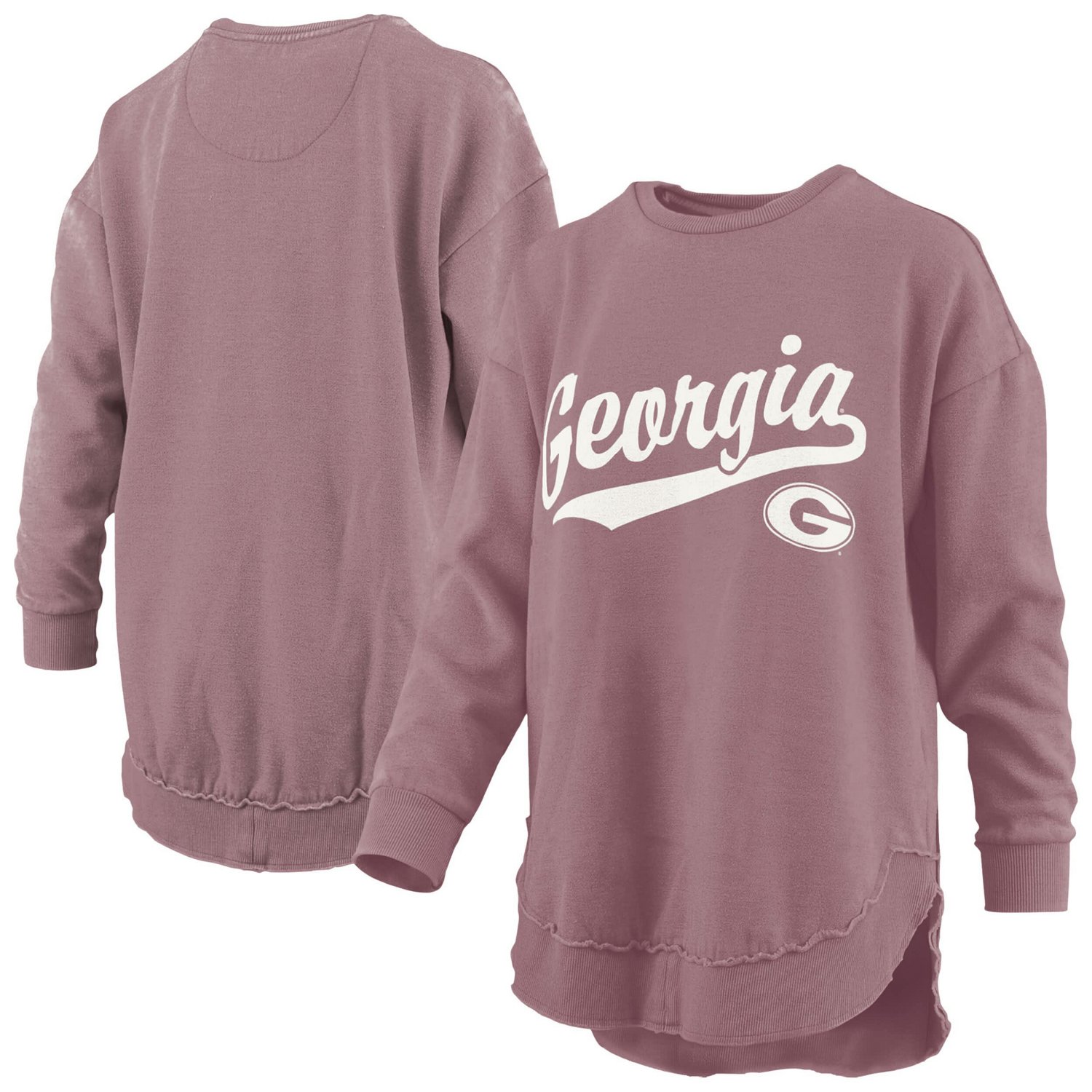 Pressbox Georgia Bulldogs Poncho Fleece Pullover Sweatshirt                                                                      - view number 1