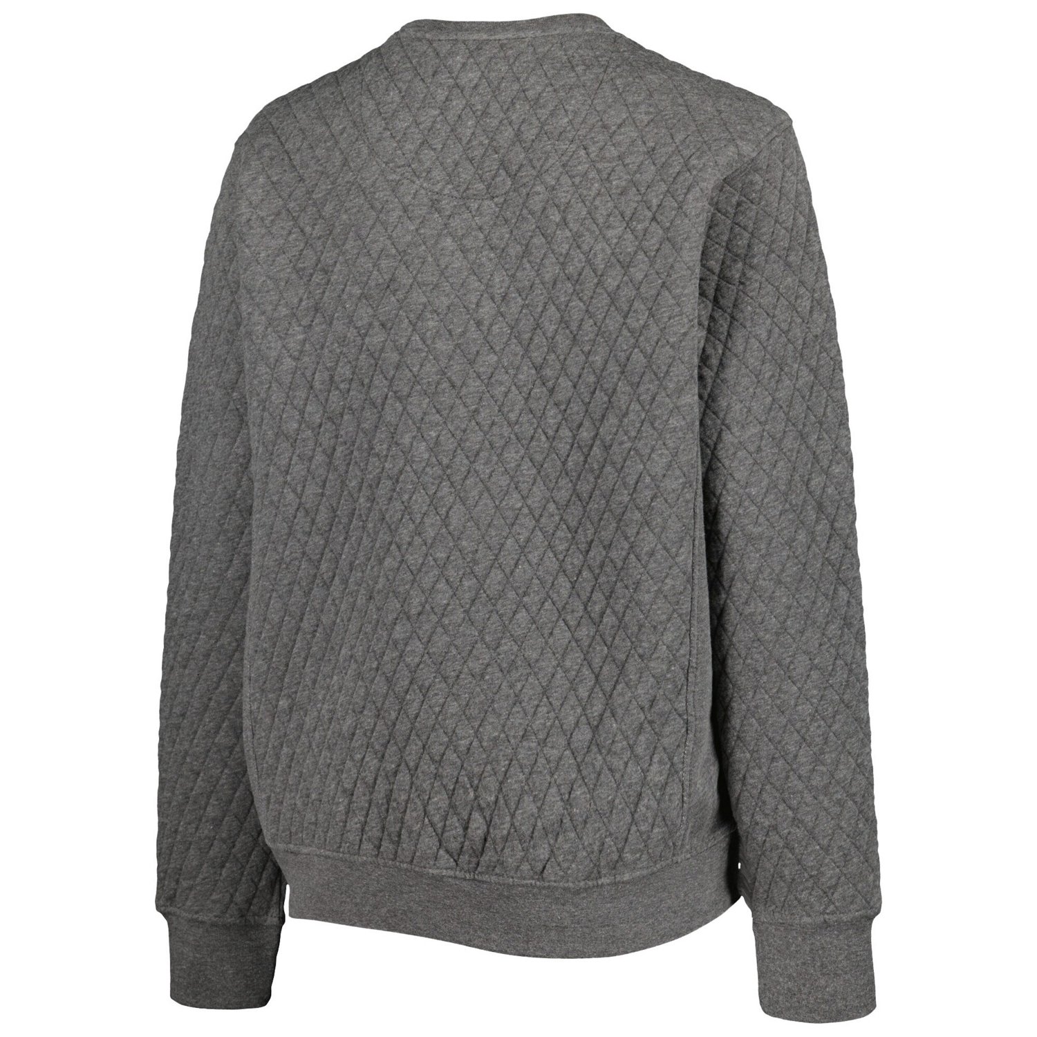 Pressbox Heather Charcoal Arizona State Sun Devils Moose Quilted Pullover Sweatshirt                                             - view number 3