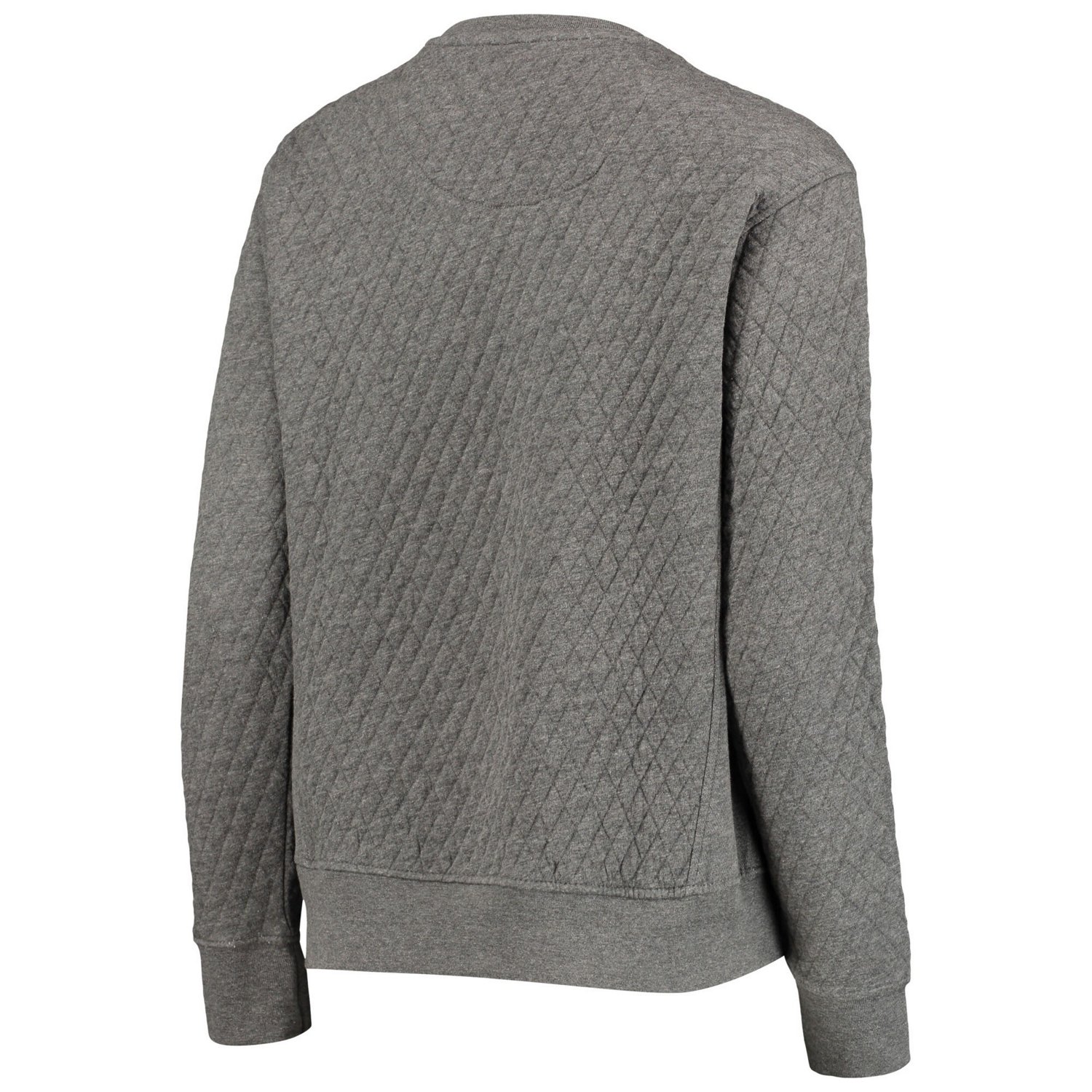 Pressbox Heather Charcoal Army Knights Moose Quilted Pullover Sweatshirt - view number 3