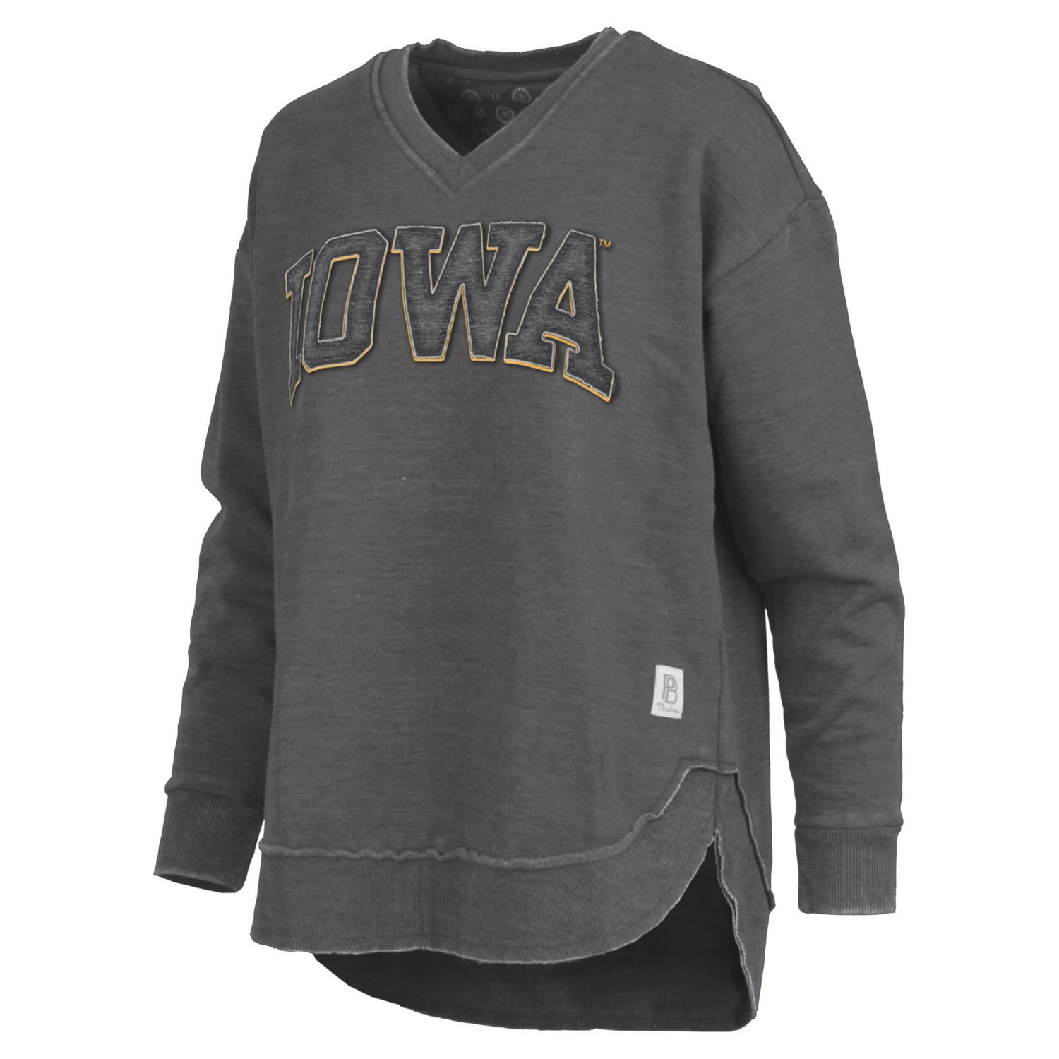 Pressbox Iowa Hawkeyes Westin Poncho V-Neck Pullover Sweatshirt - view number 2
