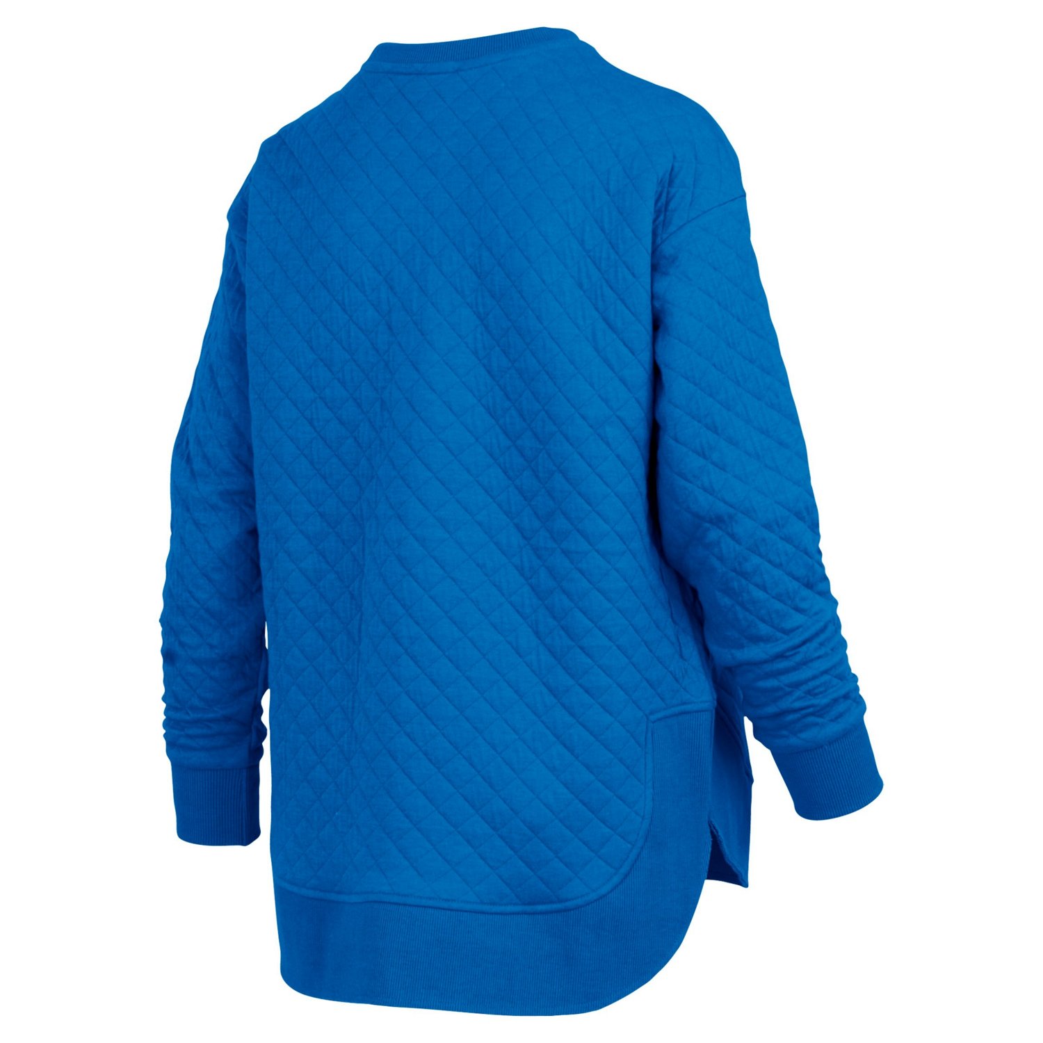 Pressbox Kansas Jayhawks Quilted Long Sleeve Pullover Sweatshirt - view number 3