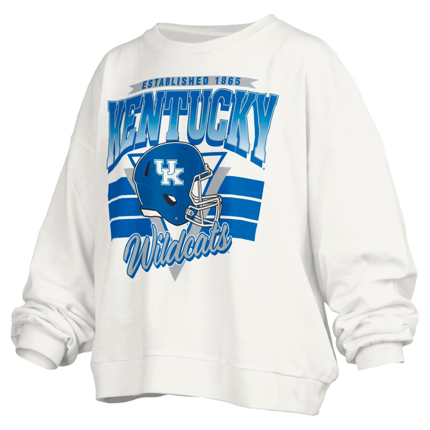 Pressbox Kentucky Wildcats Janice Retro Logo Oversized Pullover Sweatshirt - view number 2