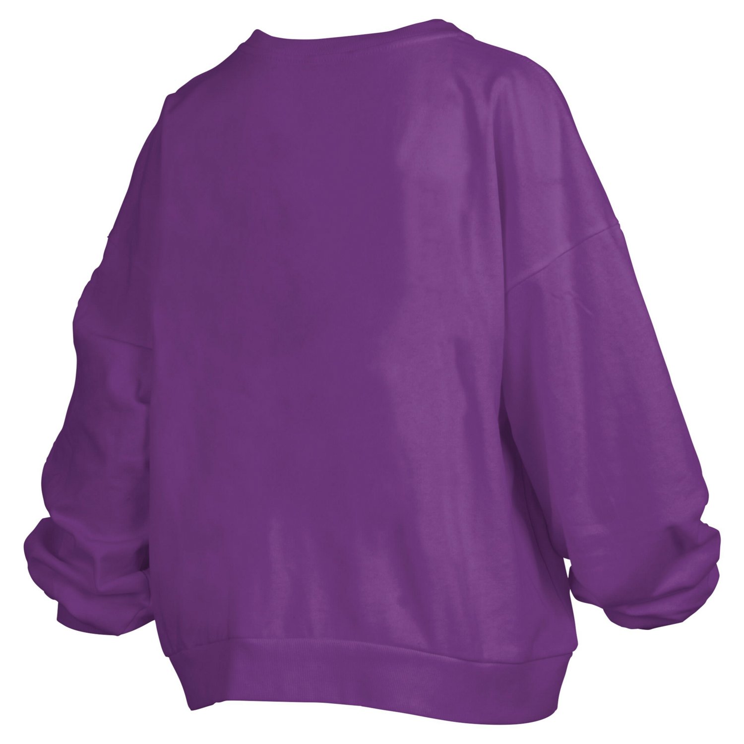 Pressbox LSU Tigers Big Aug Script Janice Oversized Pullover Sweatshirt                                                          - view number 3