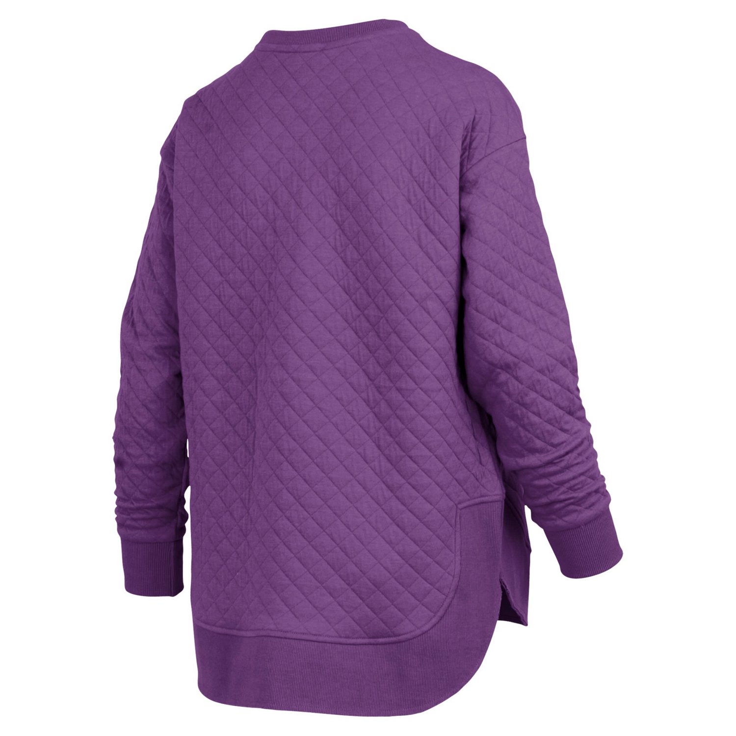 Pressbox LSU Tigers Quilted Long Sleeve Pullover Sweatshirt - view number 3
