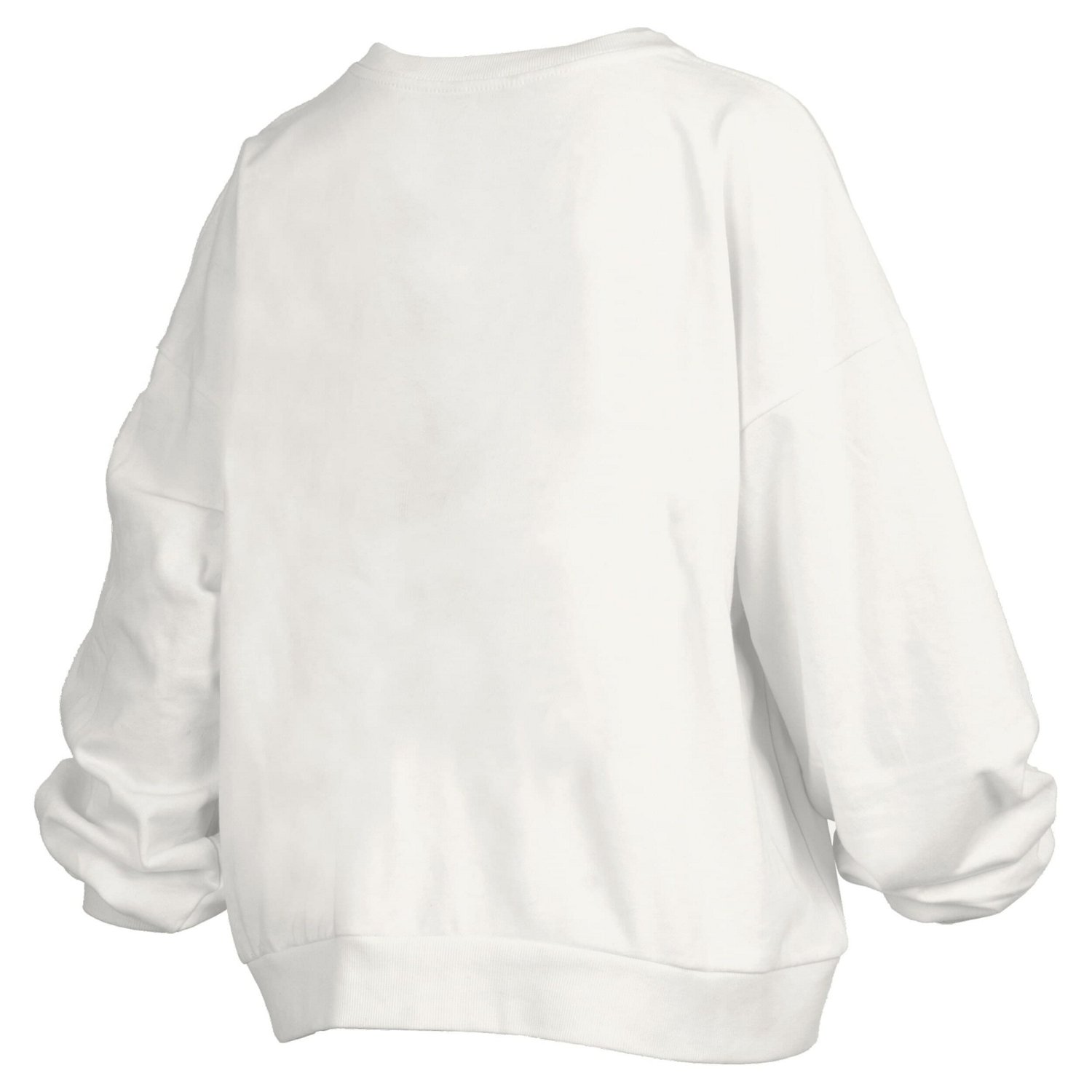 Pressbox Miami Hurricanes Janise Arch Over Logo Waist Length Oversized Pullover Sweatshirt - view number 3