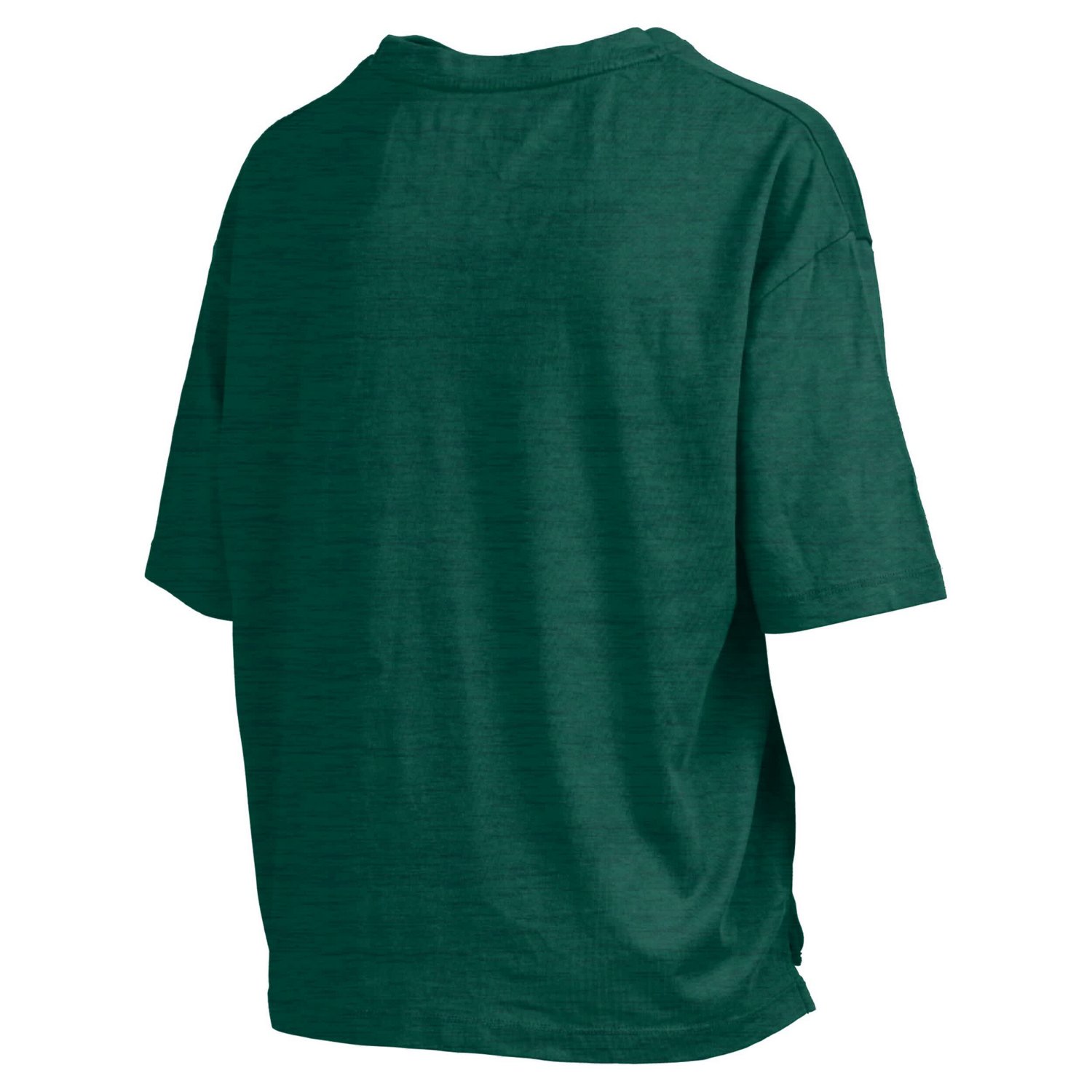 Pressbox Michigan State Spartans Nelson Arch Over Logo Waist Length Oversized Slub T-Shirt - view number 3