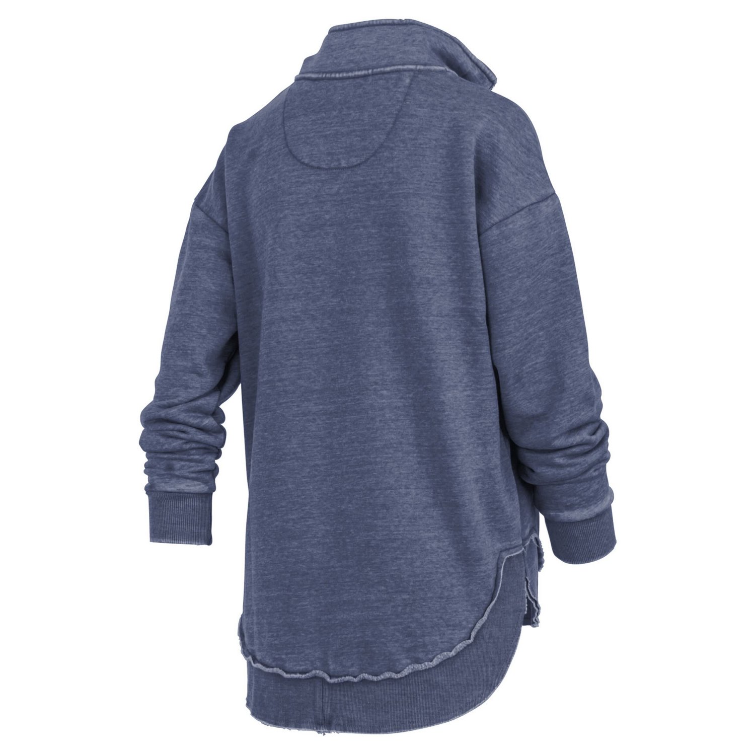 Pressbox Michigan Wolverines Northfork Sojourn Poncho Quarter-Zip Sweatshirt - view number 3