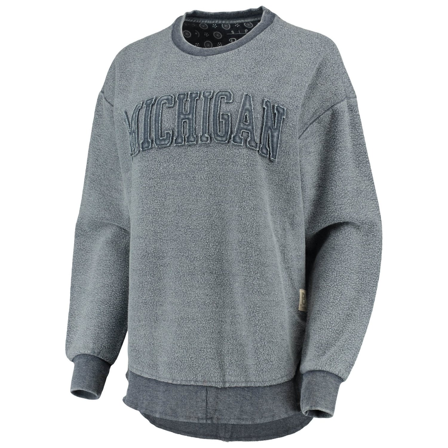 Pressbox Michigan Wolverines Ponchoville Pullover Sweatshirt - view number 2