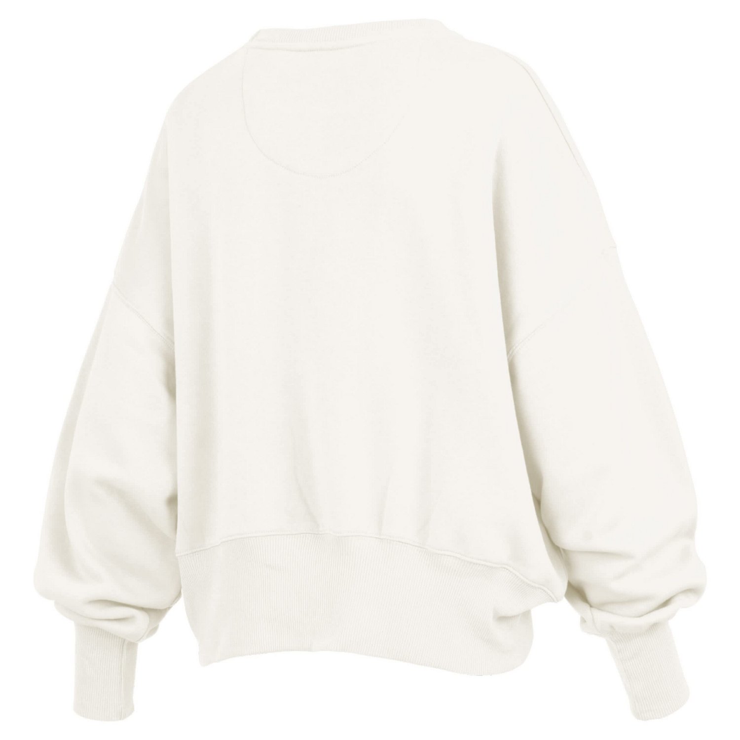 Pressbox Navy Midshipmen Oversized Chelsea Waist Length Pullover Sweatshirt - view number 3