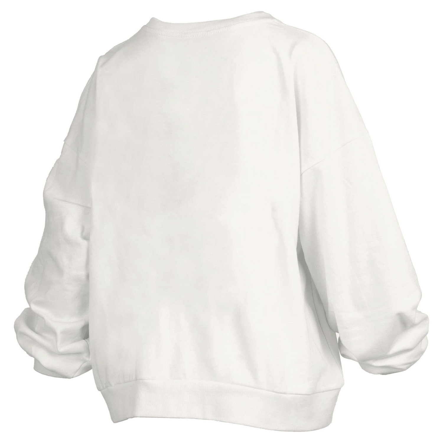 Pressbox Navy Midshipmen Oversized Janice Retro Waist-Length Pullover Sweatshirt - view number 3