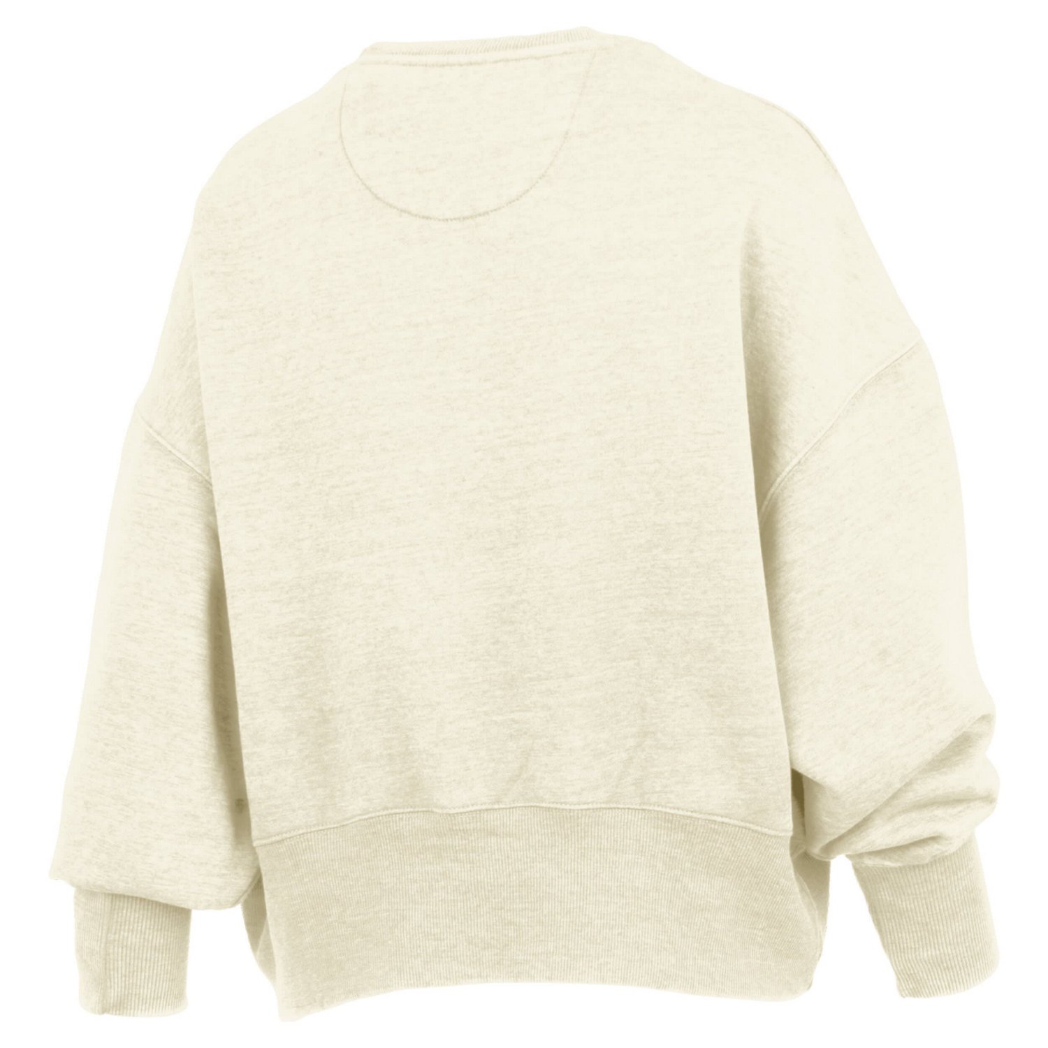 Pressbox Navy Midshipmen Oversized Waist-Length Crewneck Sweatshirt - view number 3