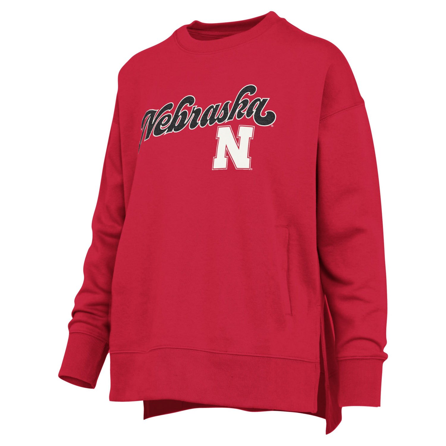 Pressbox Nebraska Huskers Bonanza Chenille Harper Script Sweatshirt - view number 2