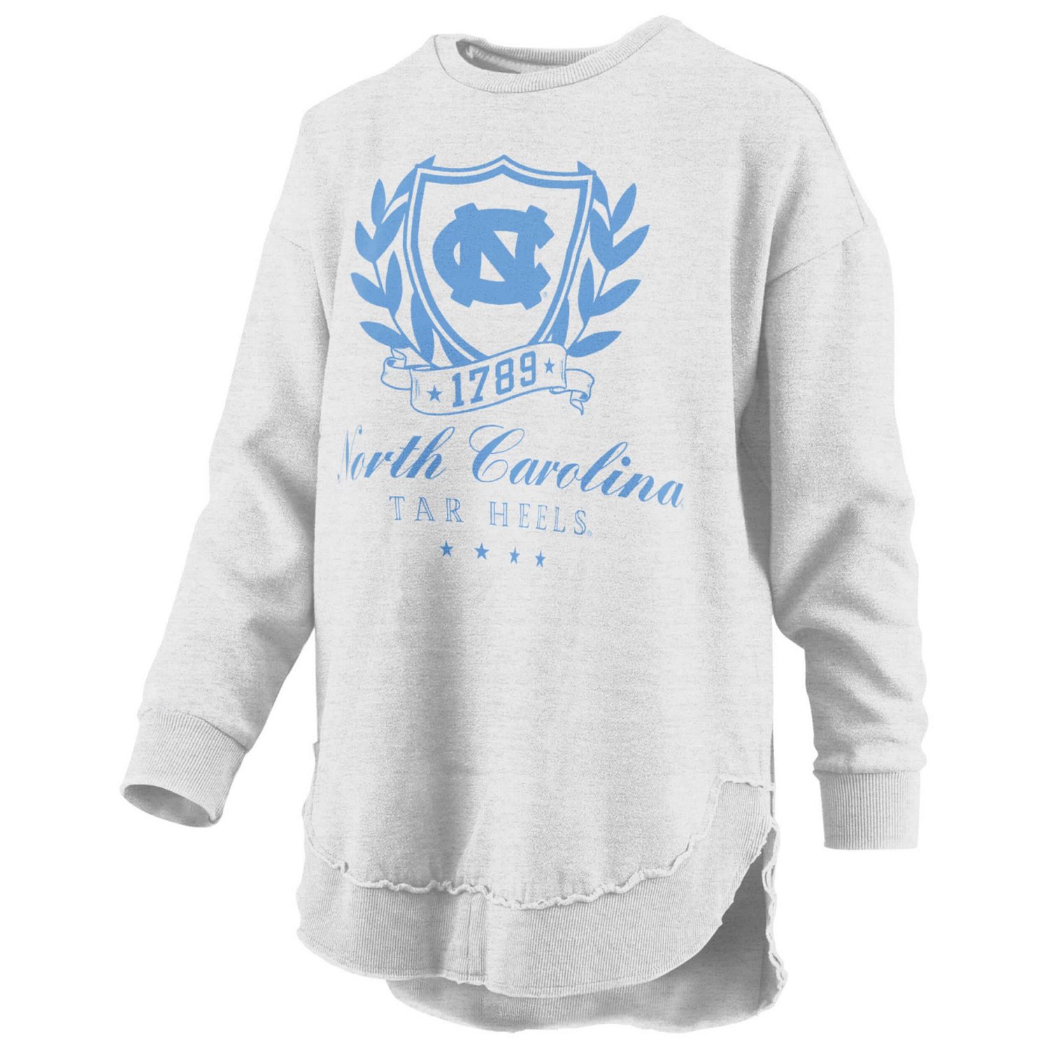 Pressbox North Carolina Tar Heels Field Day Melange Poncho Pullover Sweatshirt - view number 2