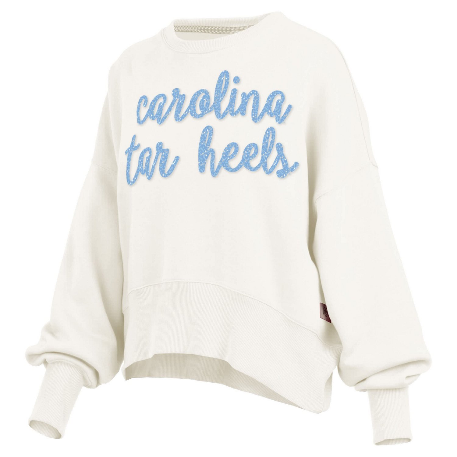 Pressbox North Carolina Tar Heels Oversized Chelsea Waist Length Pullover Sweatshirt - view number 2