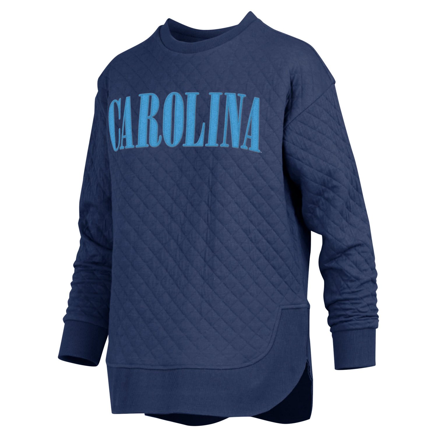 Pressbox North Carolina Tar Heels Quilted Long Sleeve Pullover Sweatshirt - view number 2