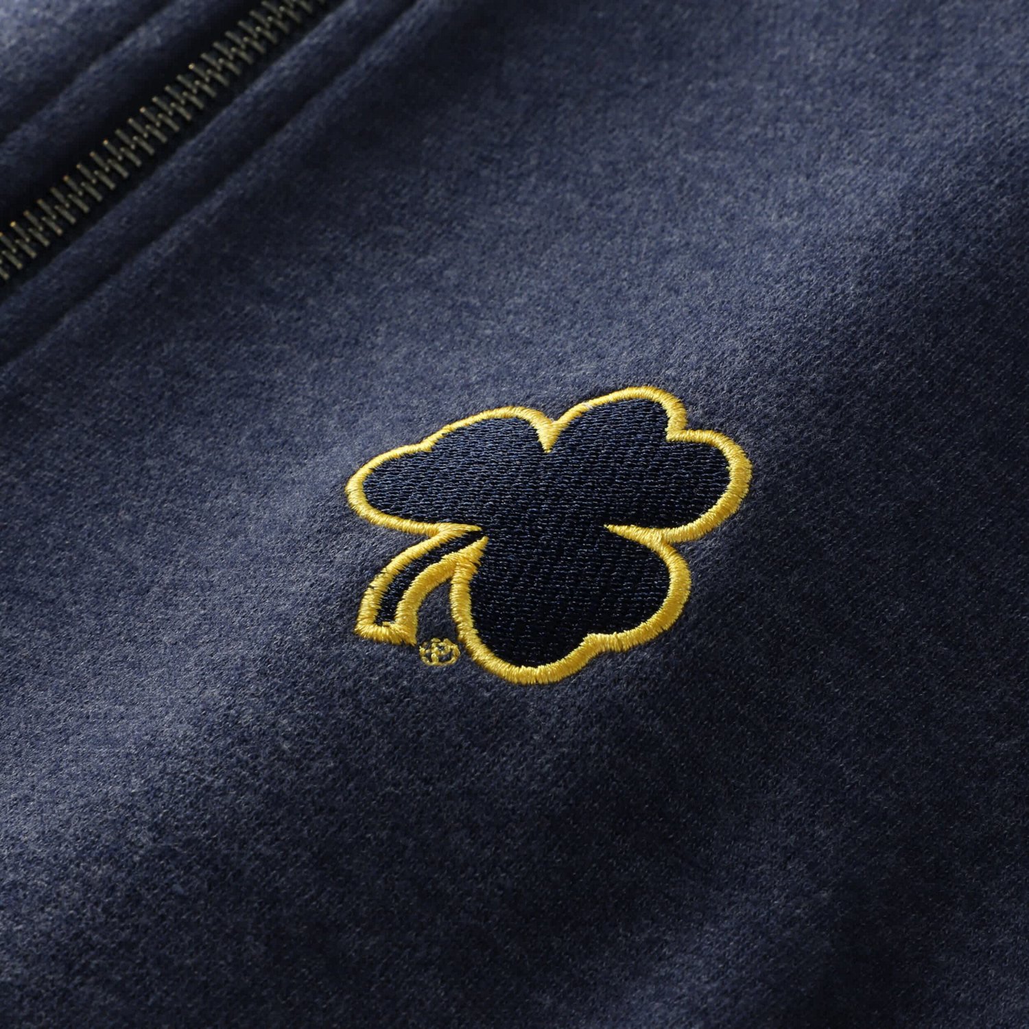 Pressbox Notre Dame Fighting Irish Northfork Sojourn Poncho Quarter-Zip Sweatshirt - view number 4