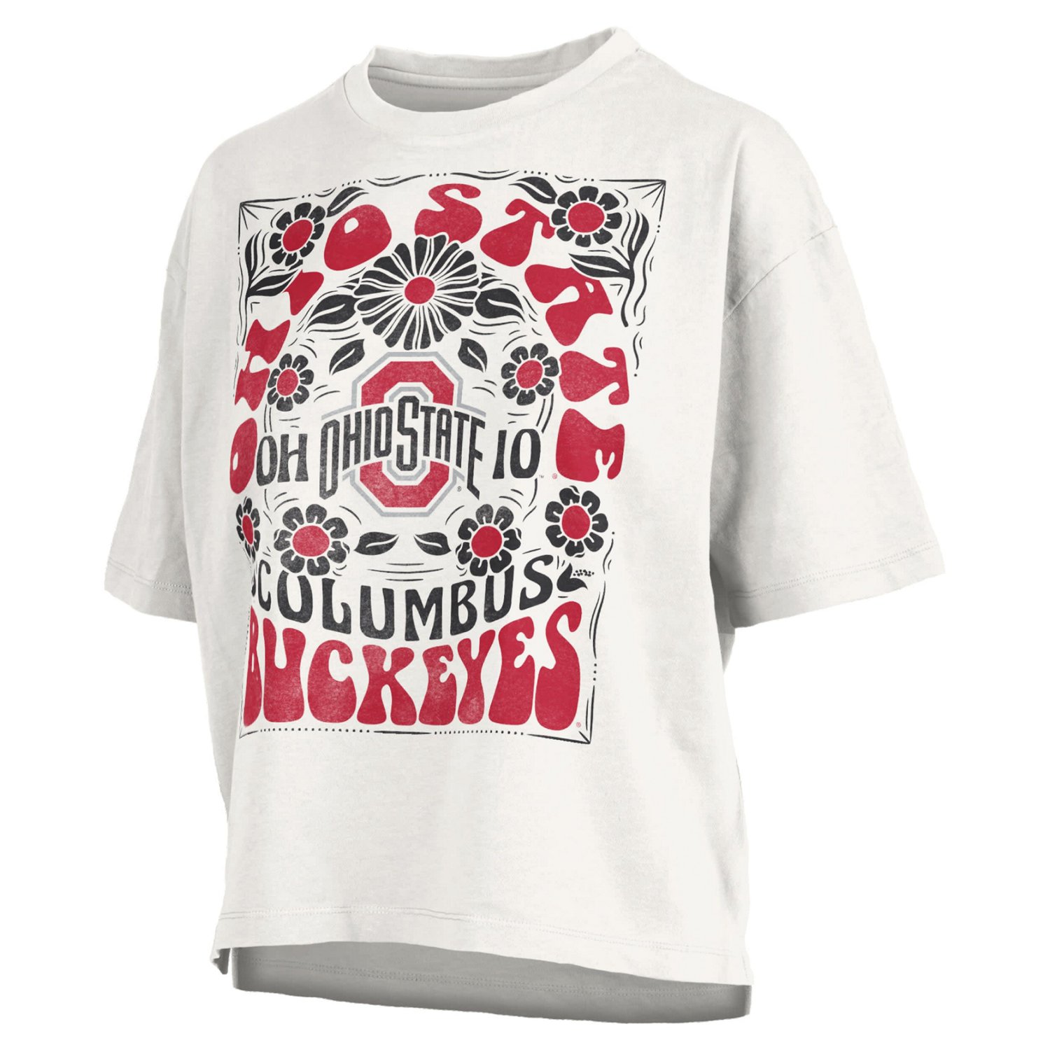 Pressbox Ohio State Buckeyes Harmony Oversized T-Shirt - view number 2