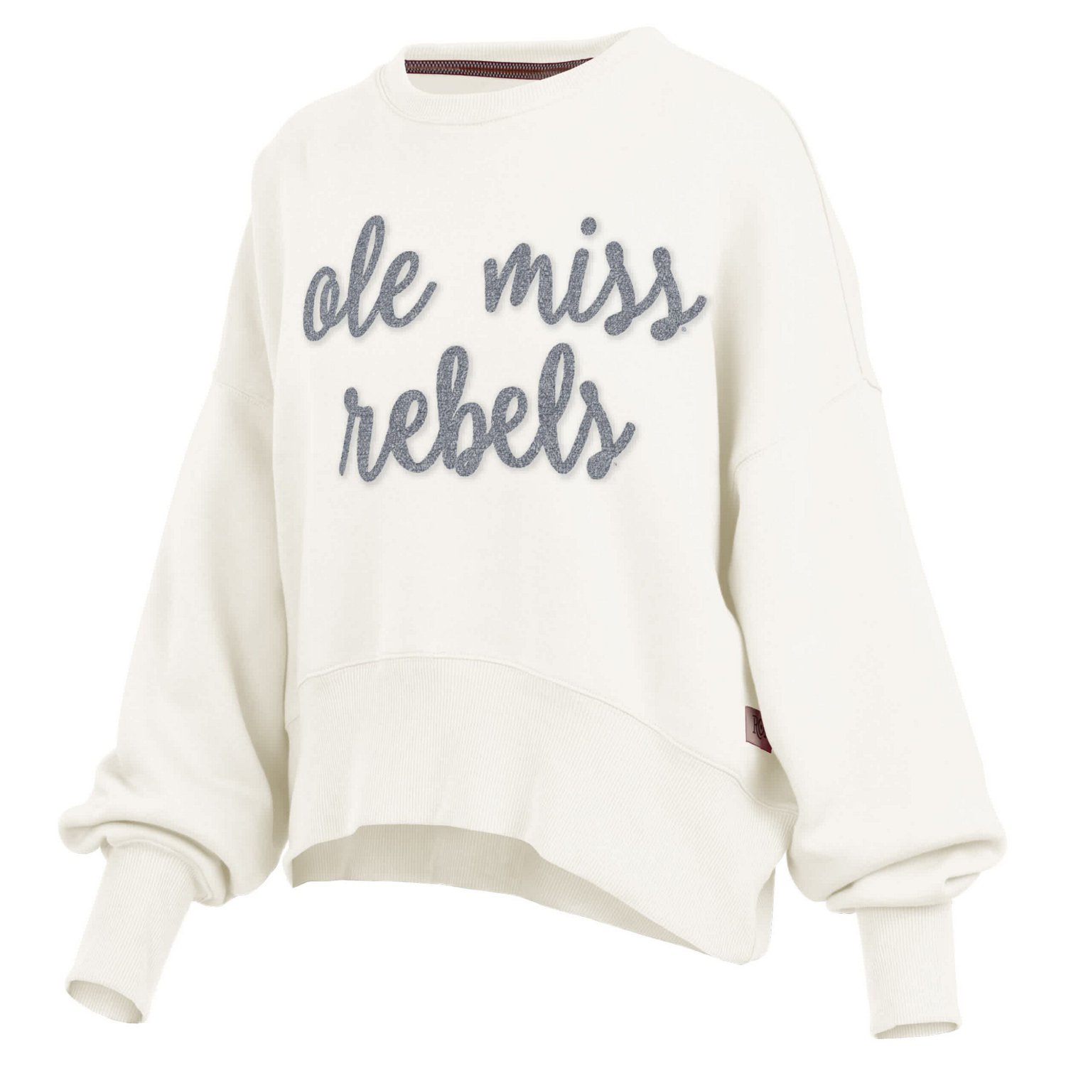 Pressbox Ole Miss Rebels Chelsea Oversized Pullover Sweatshirt - view number 2