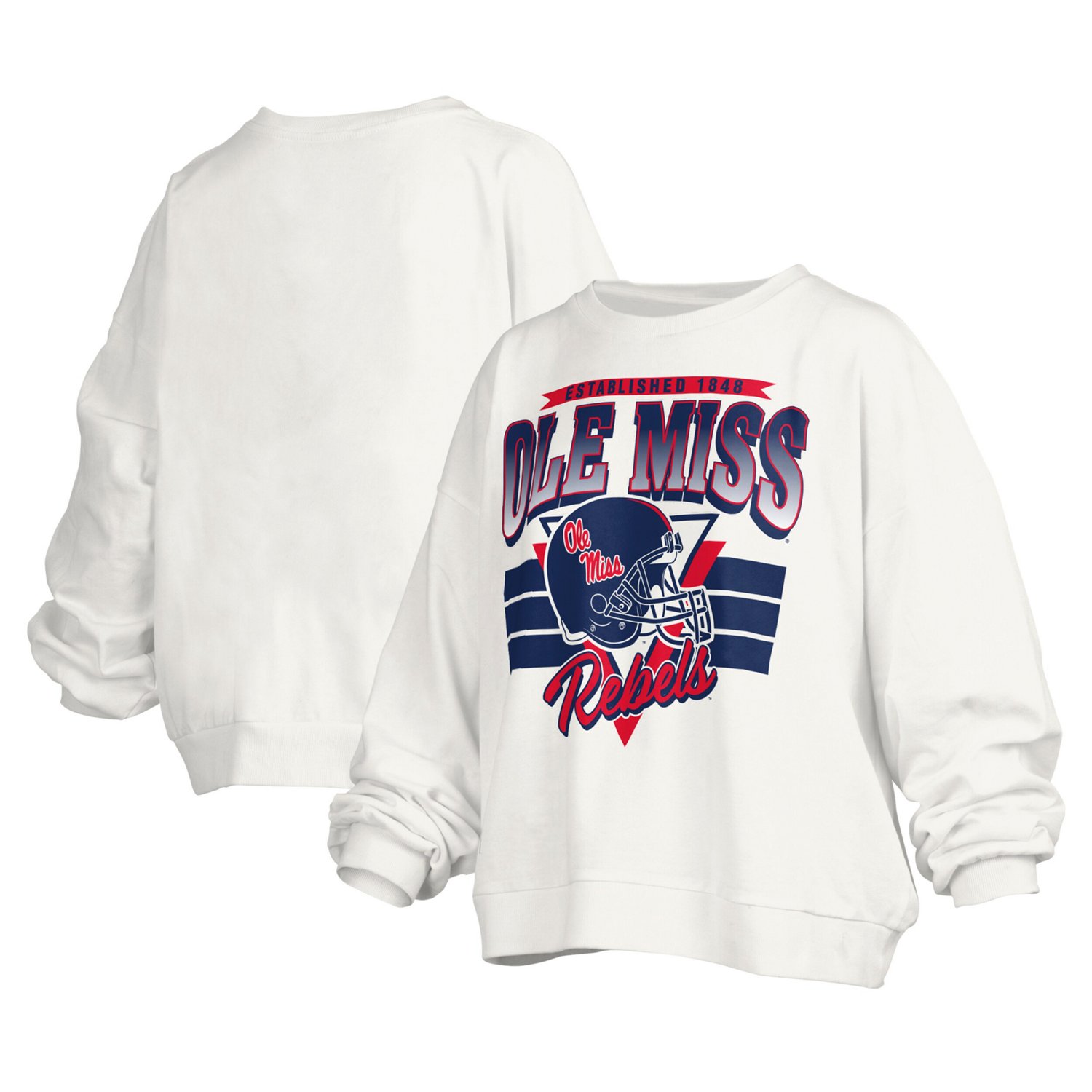 Pressbox Ole Miss Rebels Janice Retro Logo Oversized