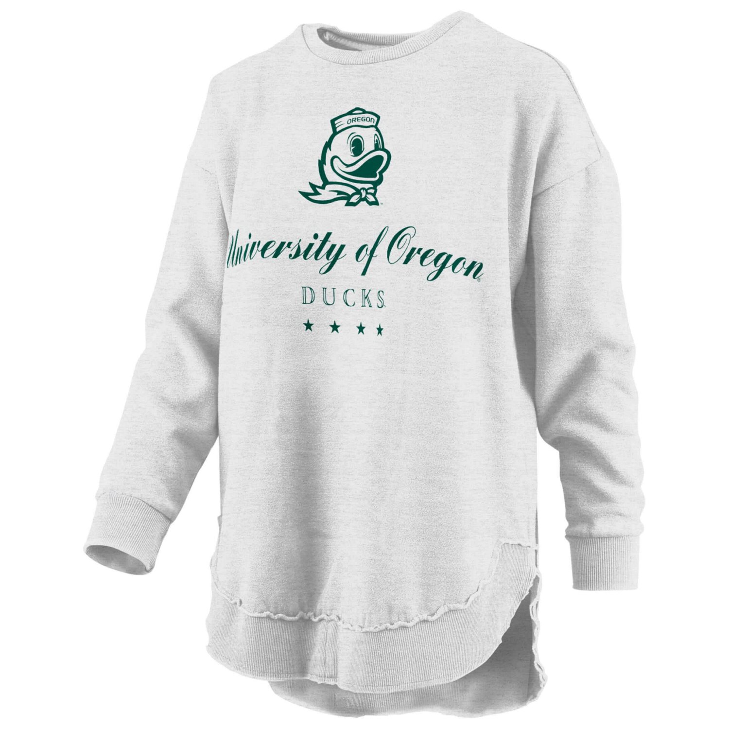 Pressbox Oregon Ducks Field Day Melange Poncho Pullover Sweatshirt - view number 2