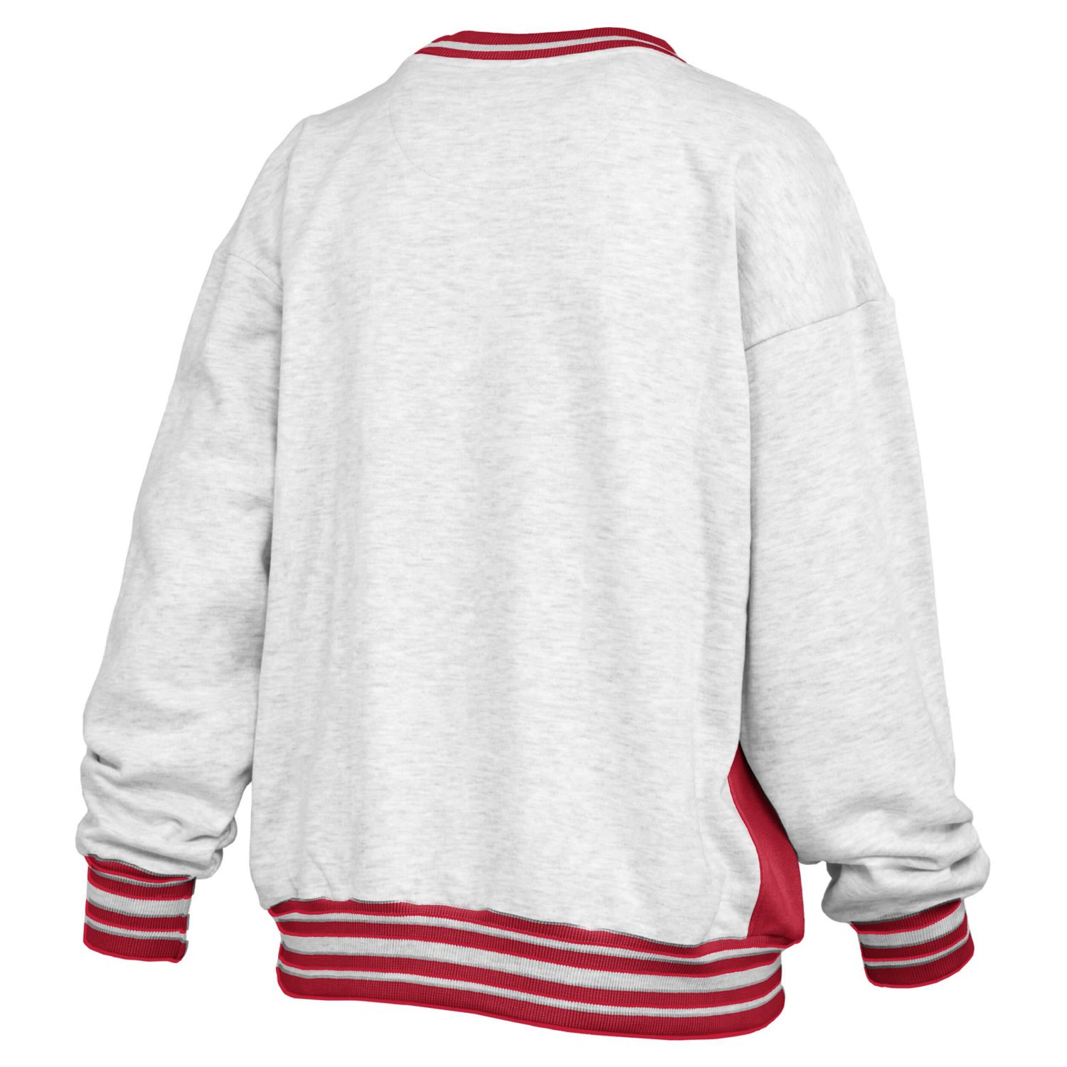 Pressbox Scarlet Ohio State Buckeyes Endzone Crewneck Sweatshirt - view number 3