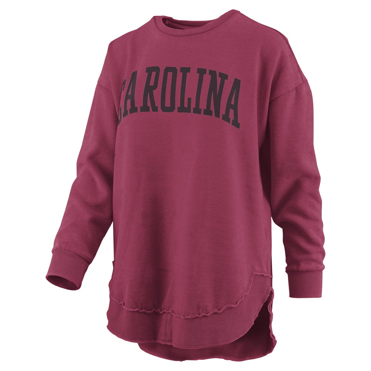 Pressbox South Carolina Gamecocks Melange Poncho Vintage Fleece Long Sleeve Pullover Sweatshirt - view number 2