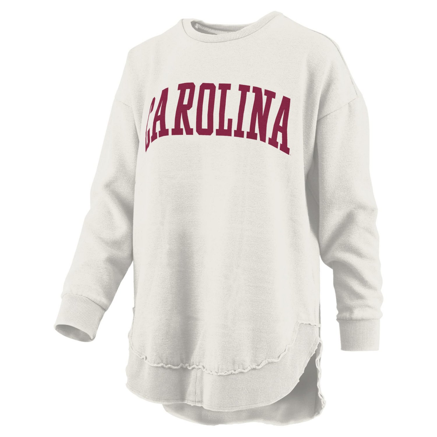 Pressbox South Carolina Gamecocks Melange Poncho Vintage Fleece Long Sleeve Pullover Sweatshirt - view number 2