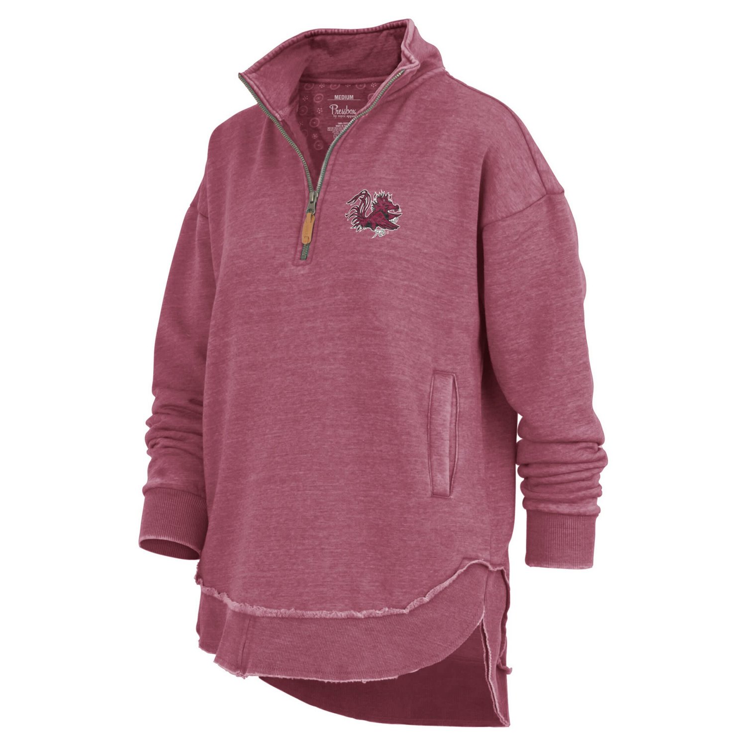 Pressbox South Carolina Gamecocks Northfork Sojourn Poncho Quarter-Zip Sweatshirt - view number 2