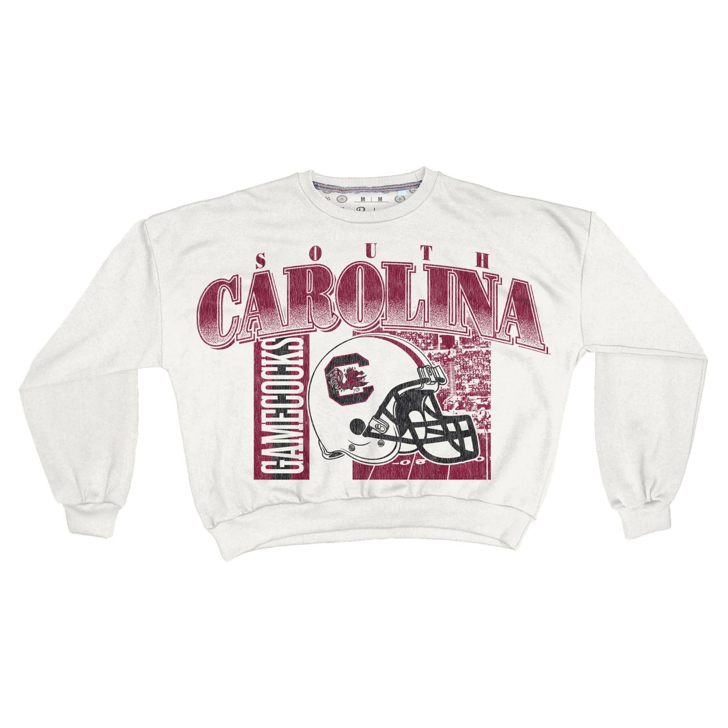 Pressbox South Carolina Gamecocks Oversized Janice Retro Waist-Length Sweatshirt - view number 2