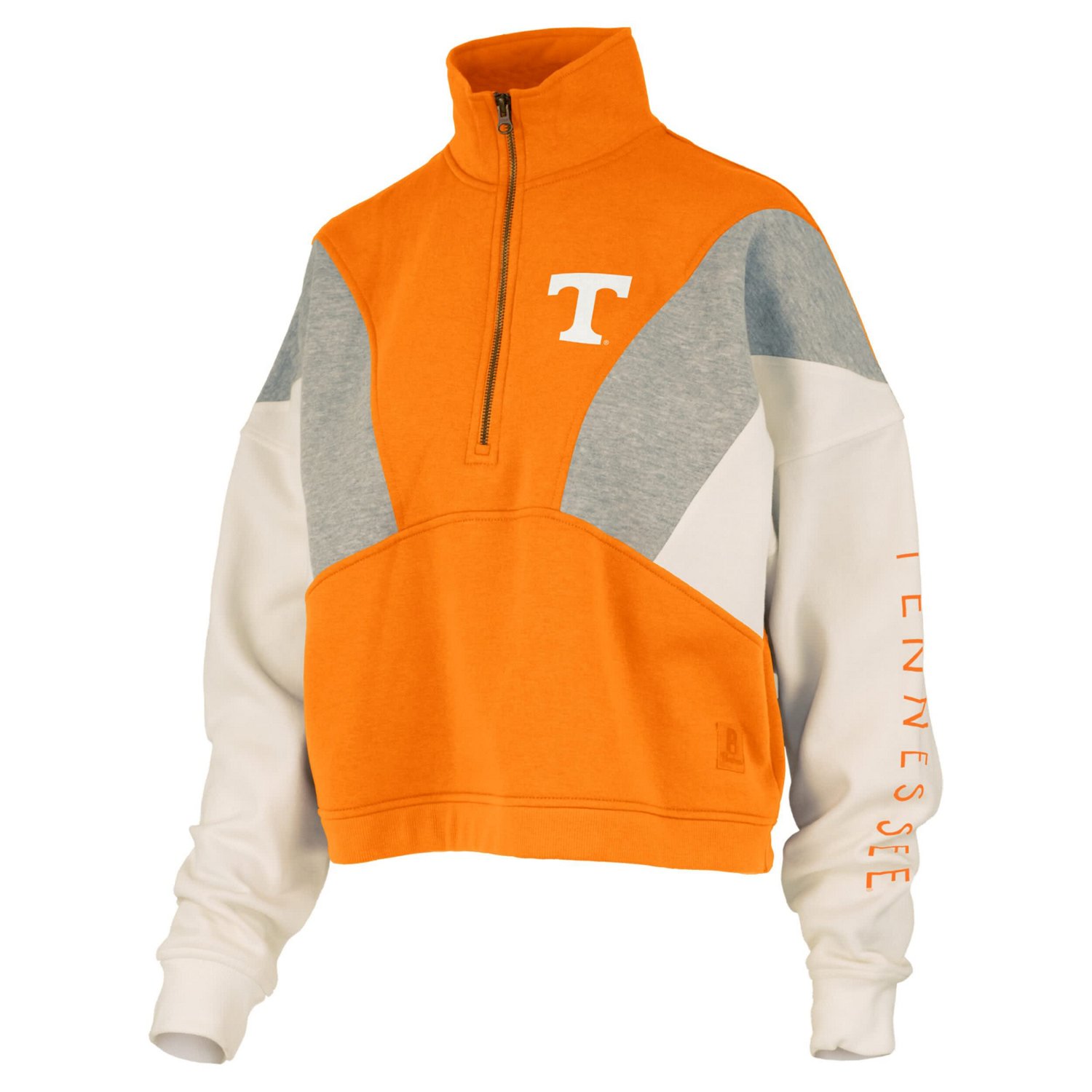 Pressbox Tennessee Tennessee Volunteers Ferrara Color Block Quarter-Zip Sweatshirt - view number 2