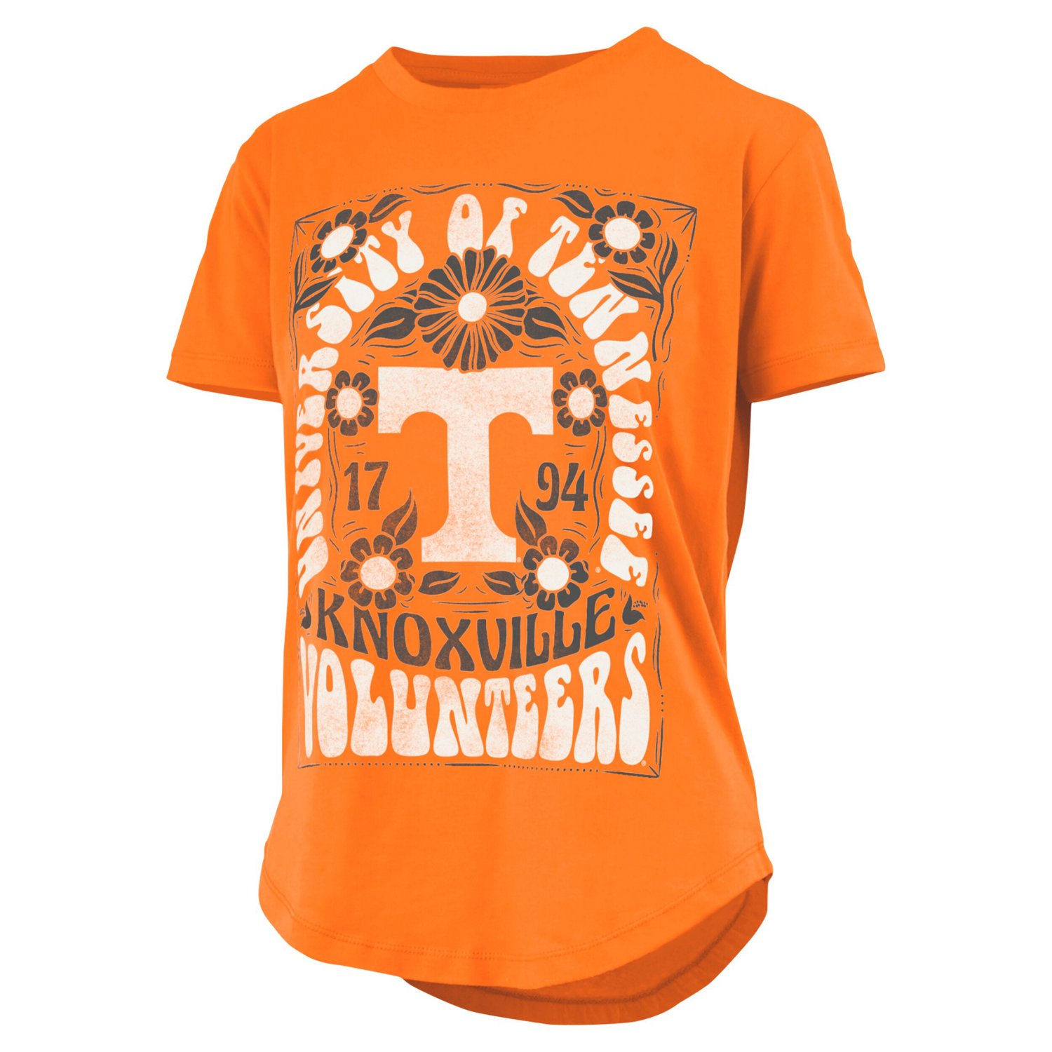 Pressbox Tennessee Tennessee Volunteers Irvine Floral Team Color T-Shirt                                                         - view number 2