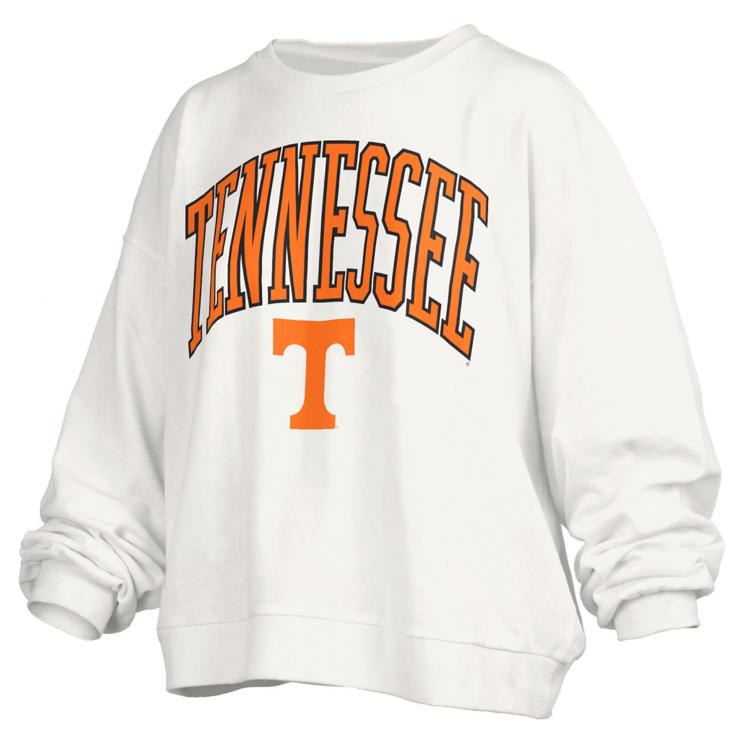 Pressbox Tennessee Tennessee Volunteers Janise Arch Over Logo Waist Length Oversized Pullover Sweatshirt - view number 2