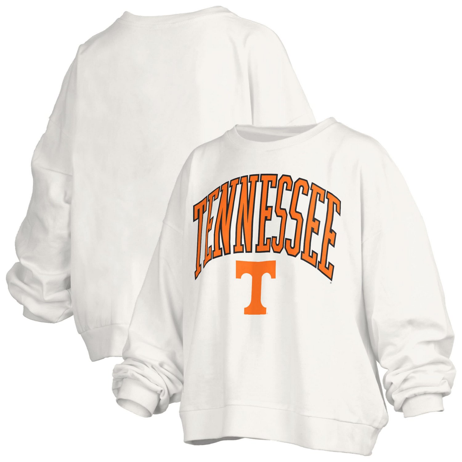Pressbox Tennessee Tennessee Volunteers Janise Arch Over Logo Waist Length Oversized Pullover Sweatshirt - view number 1