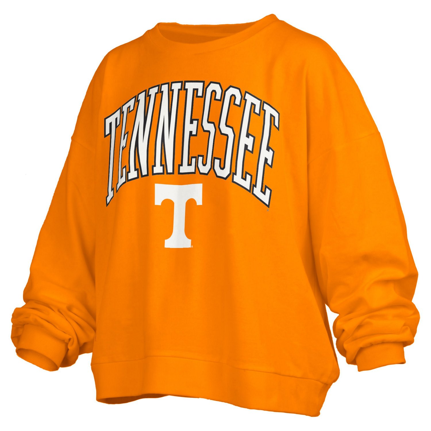 Pressbox Tennessee Tennessee Volunteers Janise Arch Over Logo Waist Length Oversized Pullover Sweatshirt - view number 2