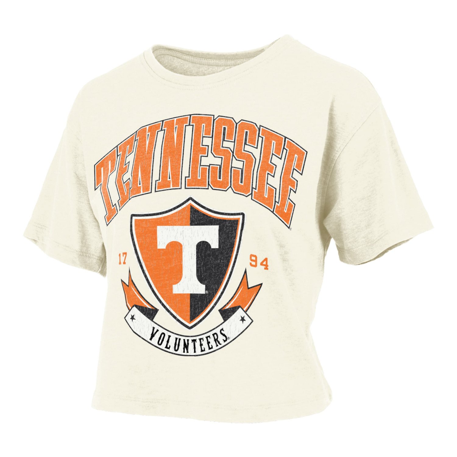 Pressbox Tennessee Volunteers Buckler Vintage Cropped T-Shirt - view number 2