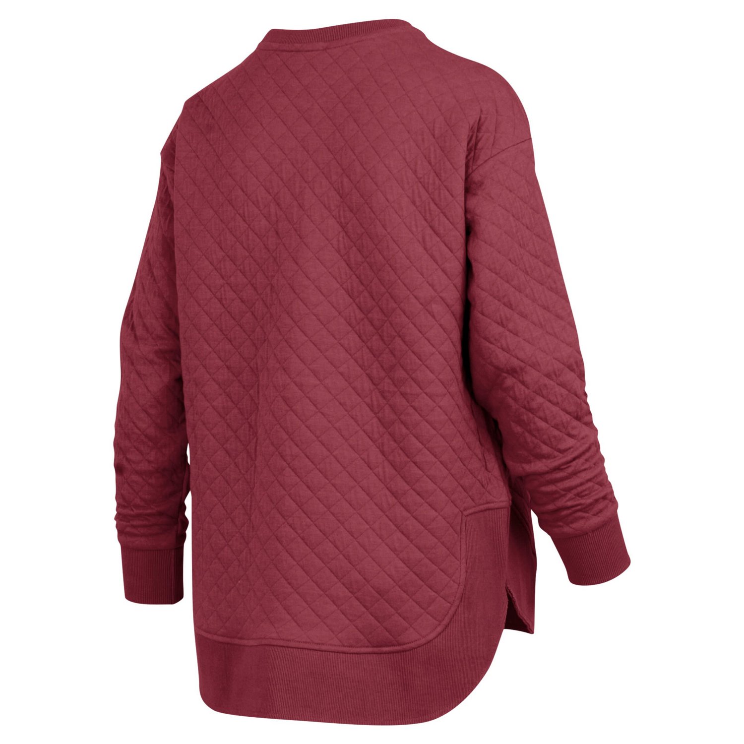 Pressbox Texas AM Aggies Quilted Long Sleeve Pullover Sweatshirt