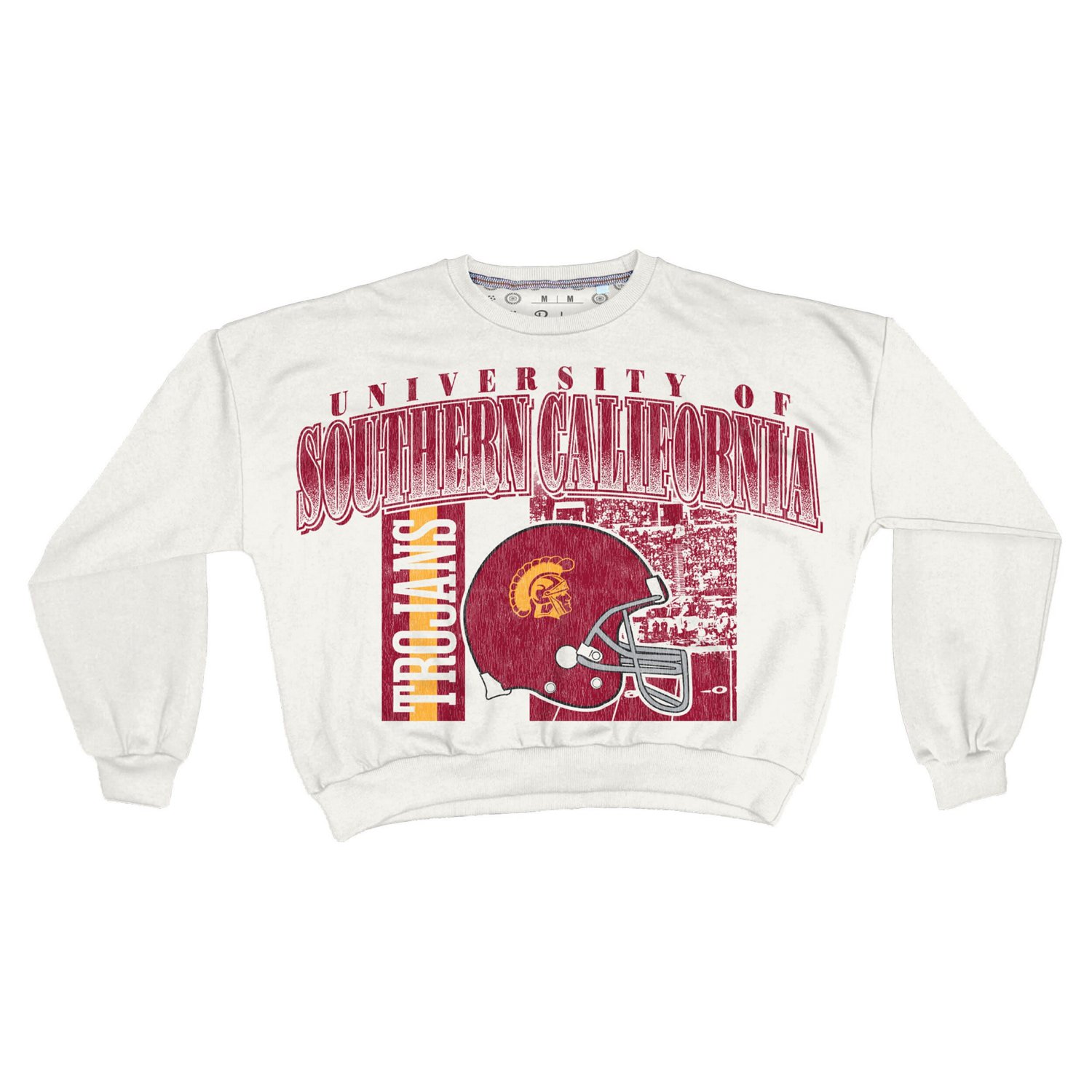 Pressbox USC Trojans Oversized Janice Retro Waist-Length Sweatshirt - view number 2