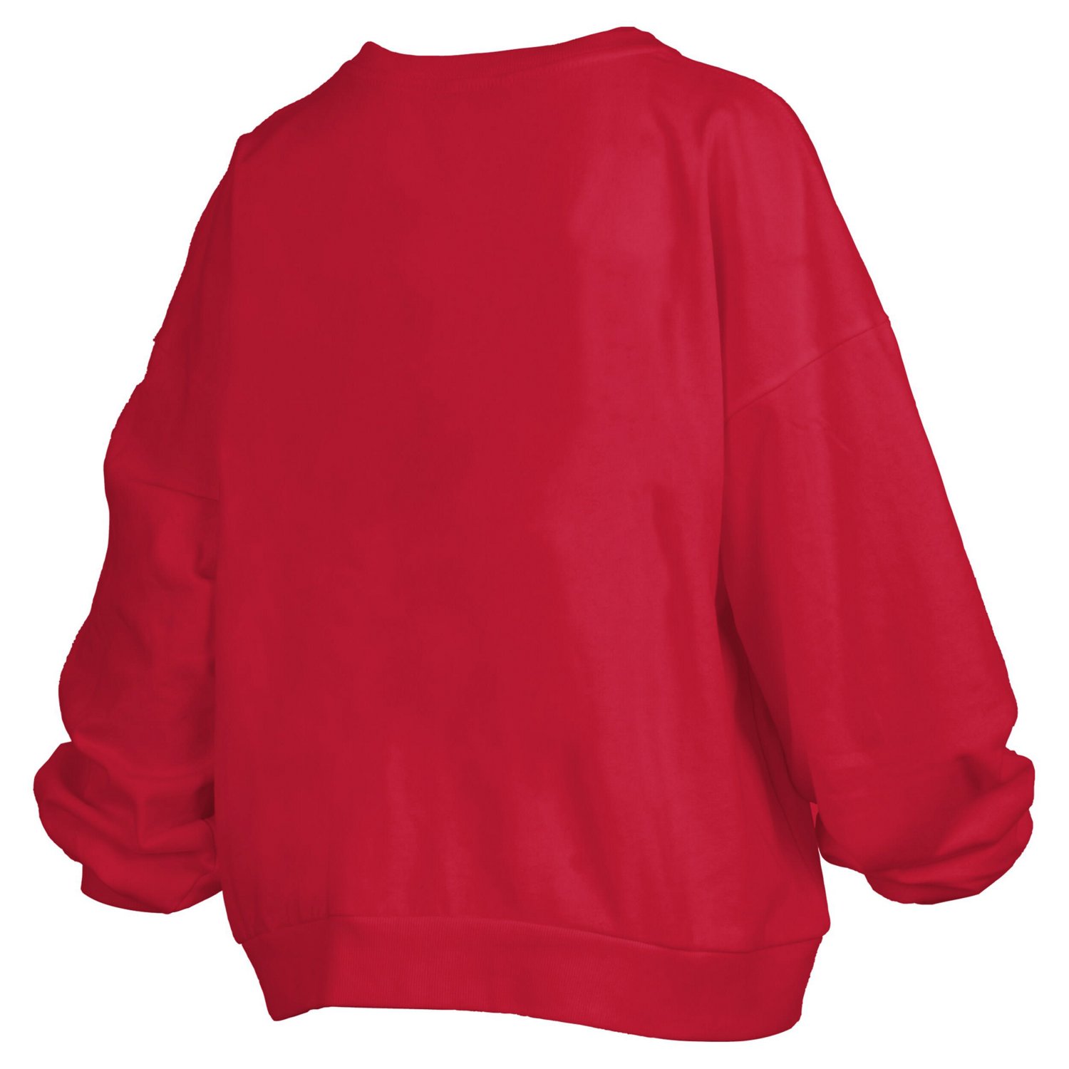 Pressbox Wisconsin Badgers Janise Arch Over Logo Waist Length Oversized Pullover Sweatshirt - view number 3