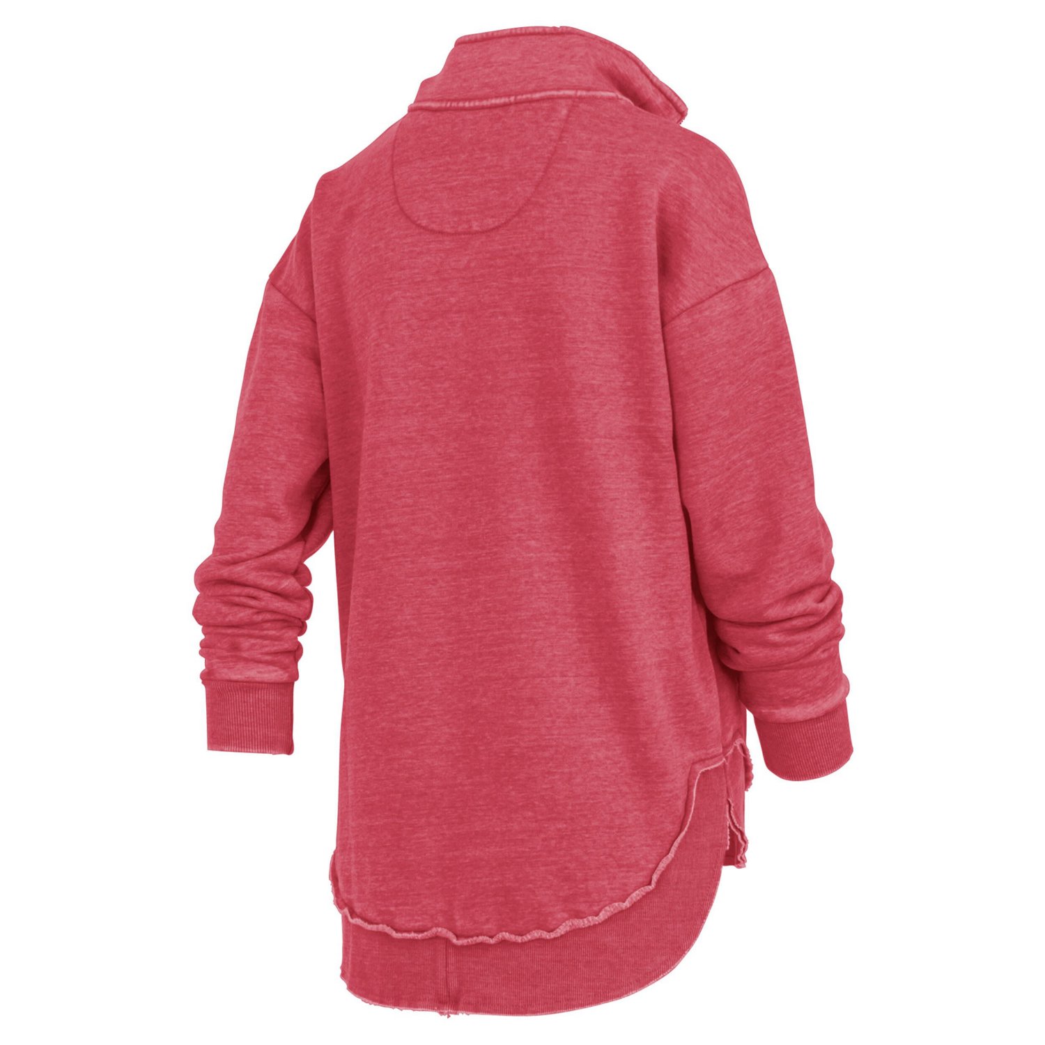 Pressbox Wisconsin Badgers Northfork Sojourn Poncho Quarter-Zip Sweatshirt - view number 3