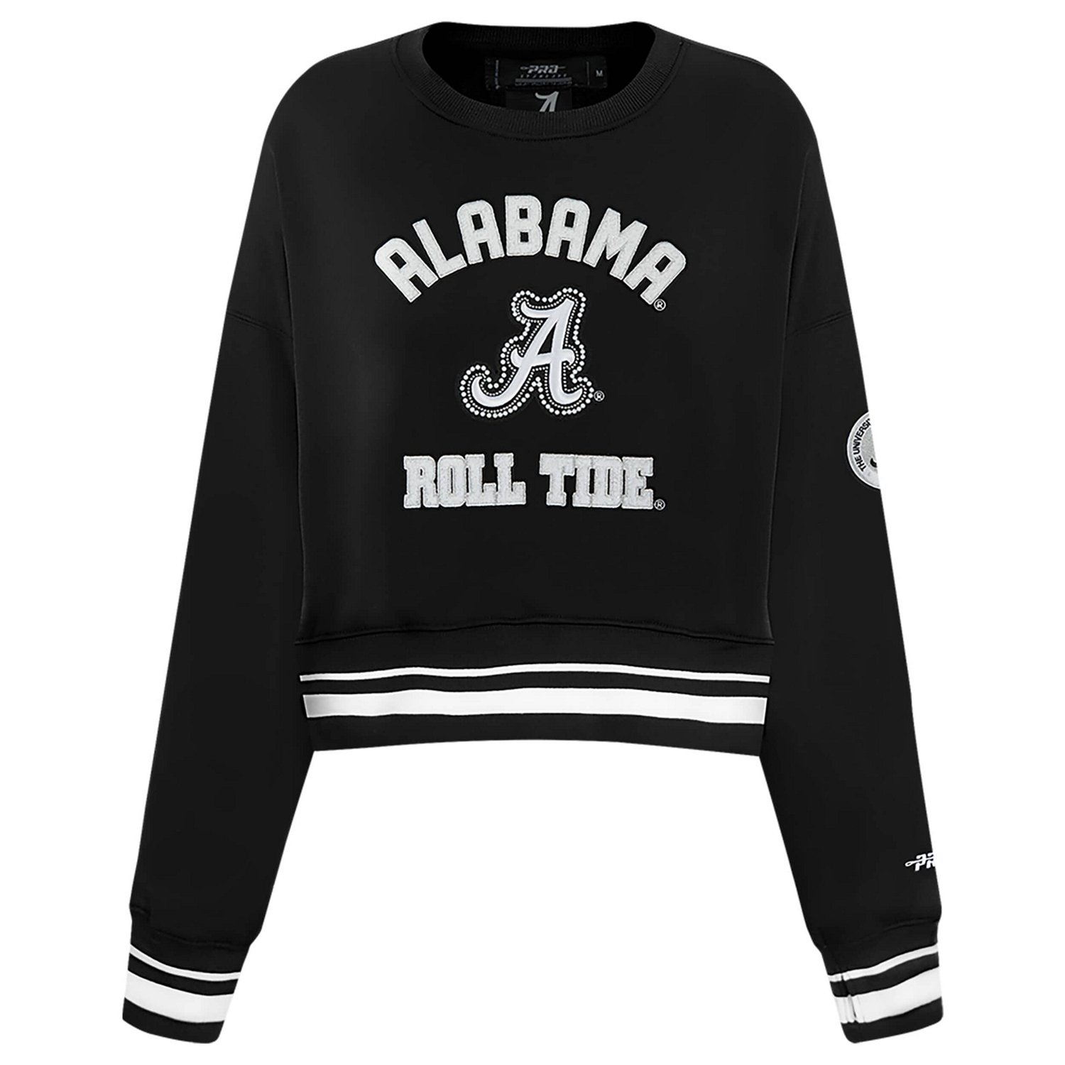 Pro Standard Alabama Crimson Tide Pearl Cropped Pullover Sweatshirt                                                              - view number 2