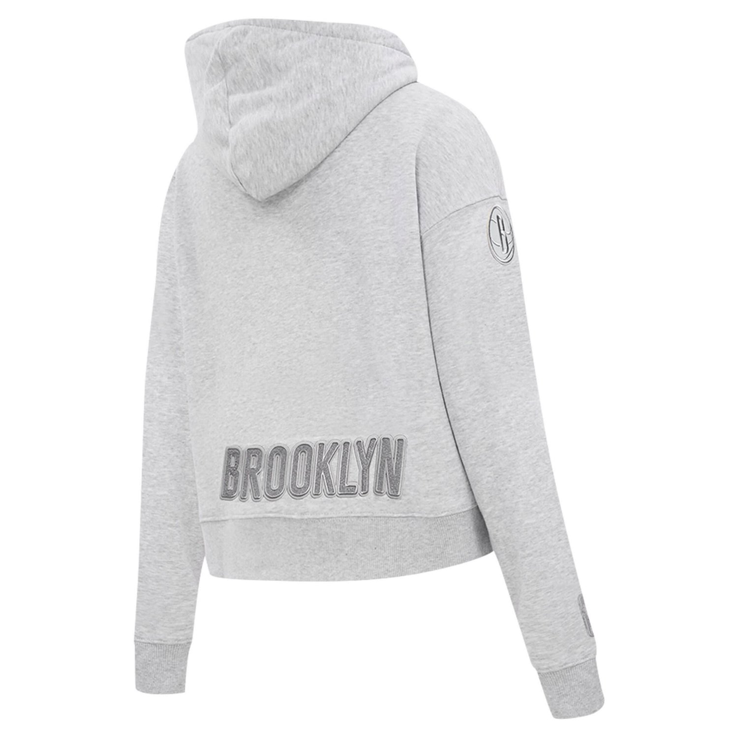 Pro Standard Brooklyn Nets Triple Tonal Full-Zip Hoodie - view number 3