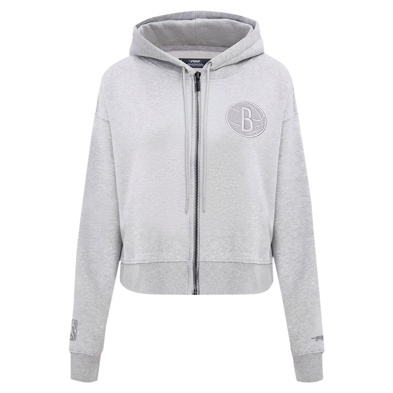 Pro Standard Brooklyn Nets Triple Tonal Full-Zip Hoodie - view number 4