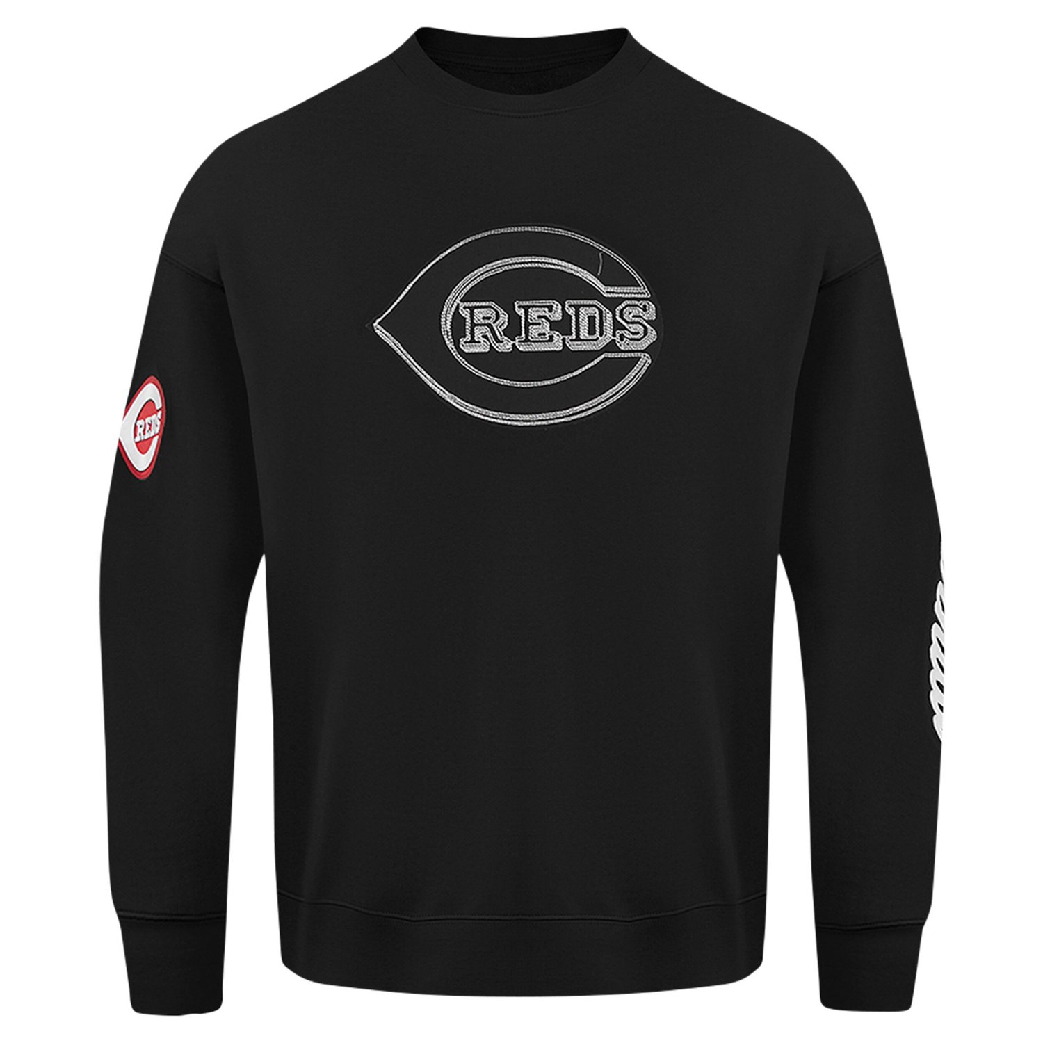 Pro Standard Cincinnati Reds Paint The City Dropped Shoulder Pullover Sweatshirt
