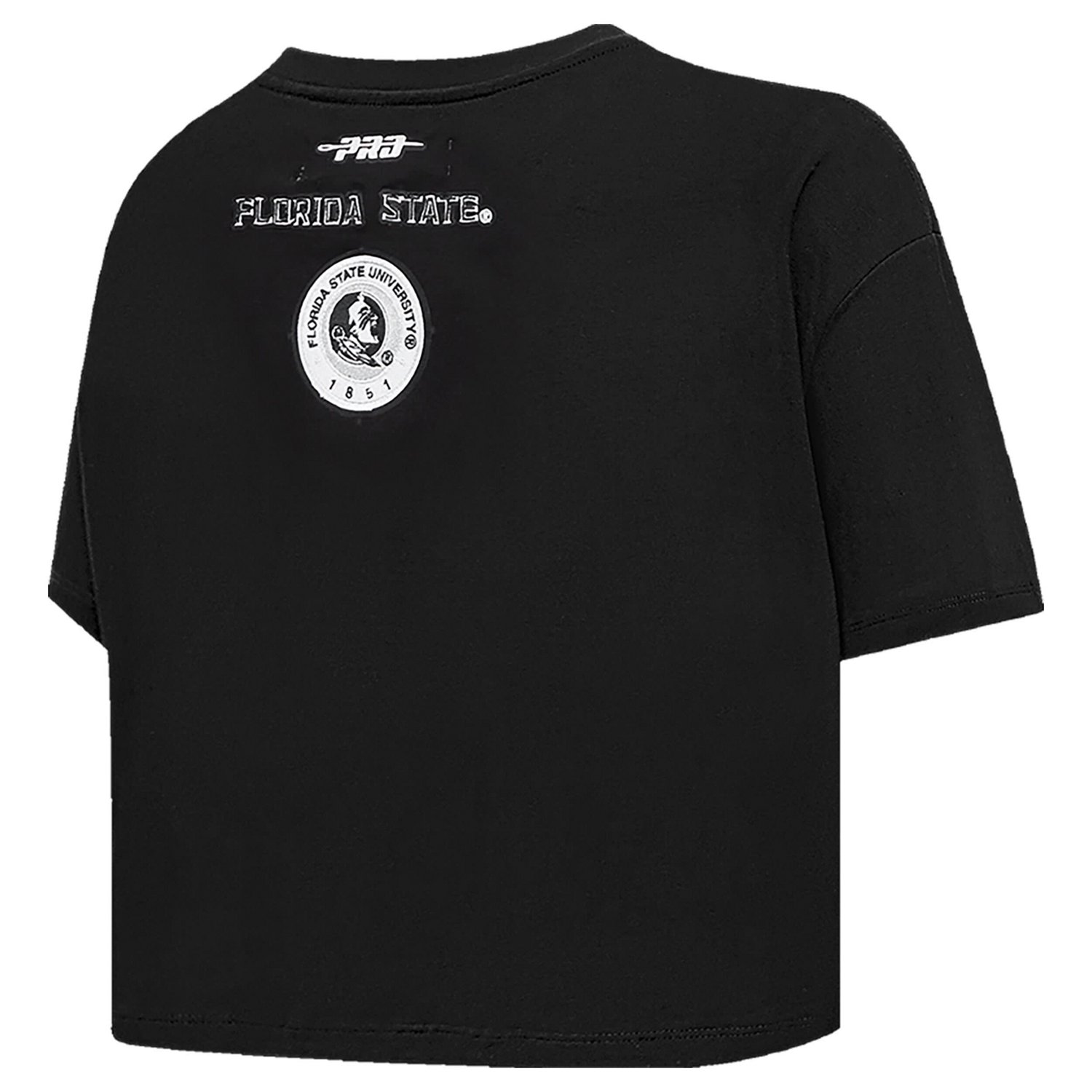 Pro Standard Florida State Seminoles Rhinestone  Pearl Boxy Cropped T-Shirt - view number 3